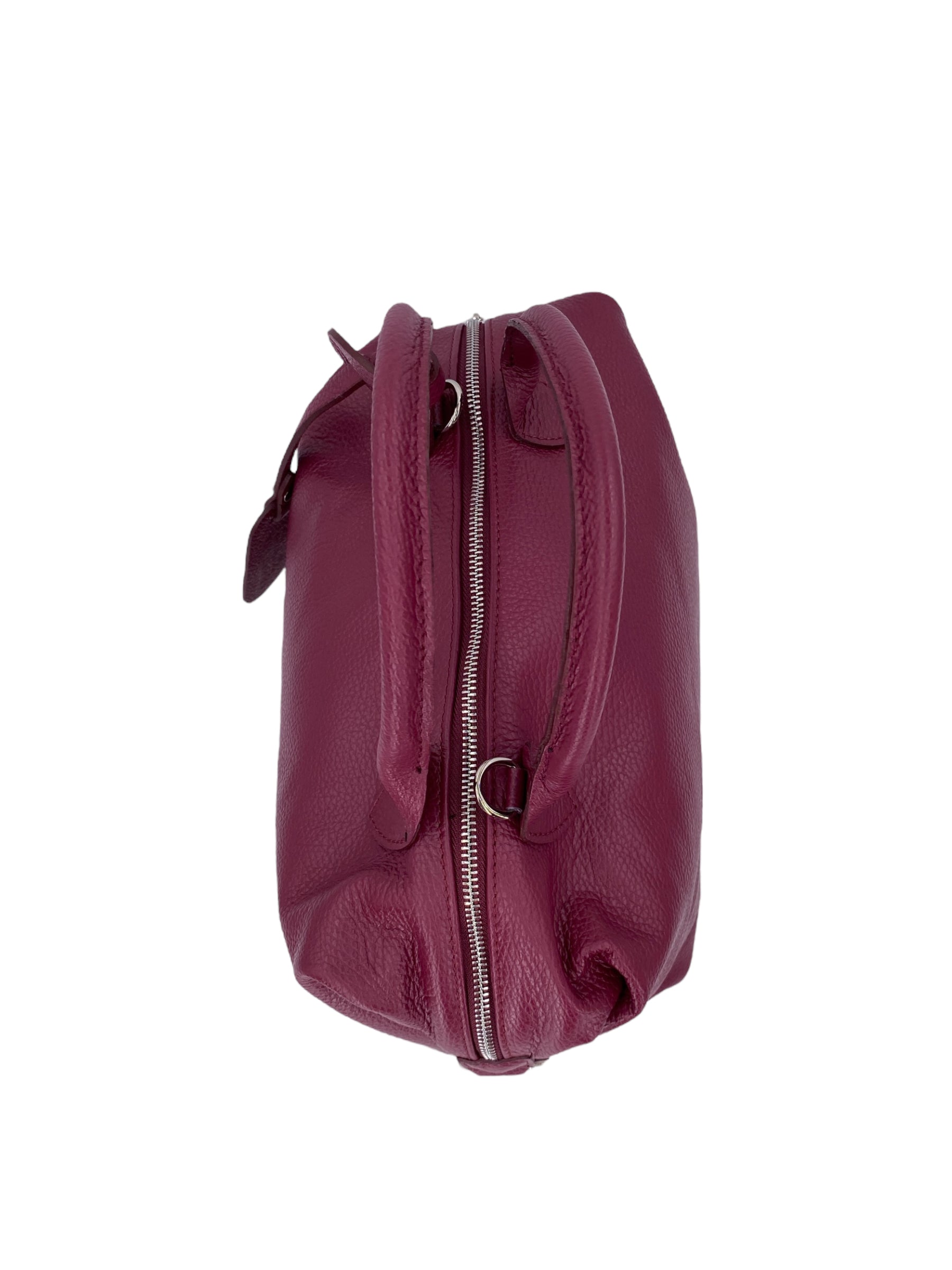 Eleonore – Damenhandtasche und Umhängetasche aus echtem italienischen Leder mit großem Mittelfach