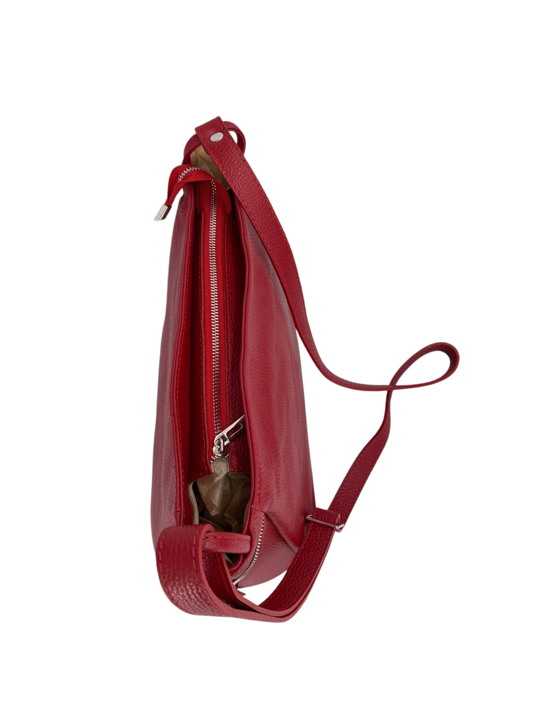 Thea – Damen Schulter- und Crossbodytasche aus echtem italienischen Leder mit geräumigem Innenraum