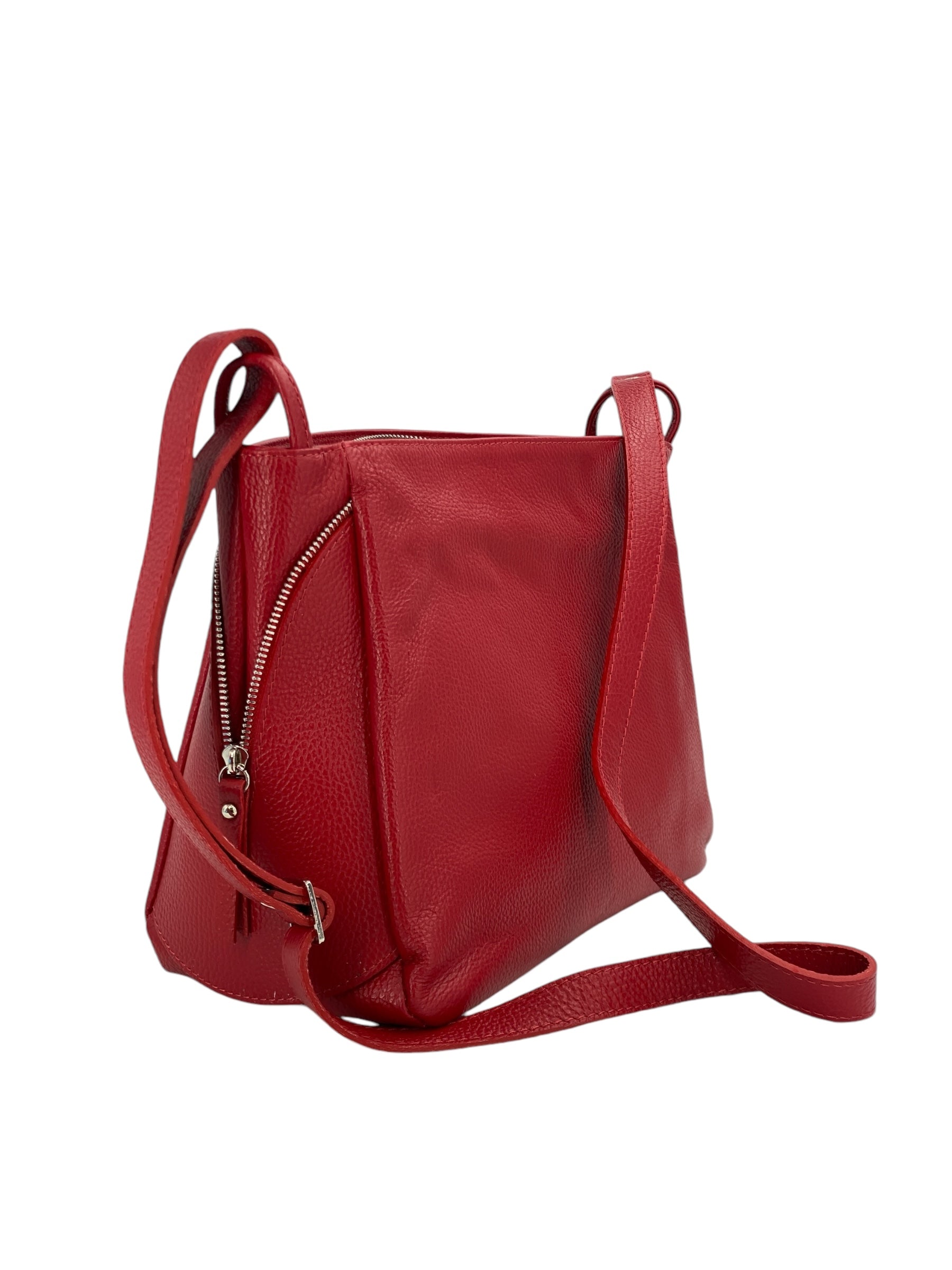 Thea – Damen Schulter- und Crossbodytasche aus echtem italienischen Leder mit geräumigem Innenraum