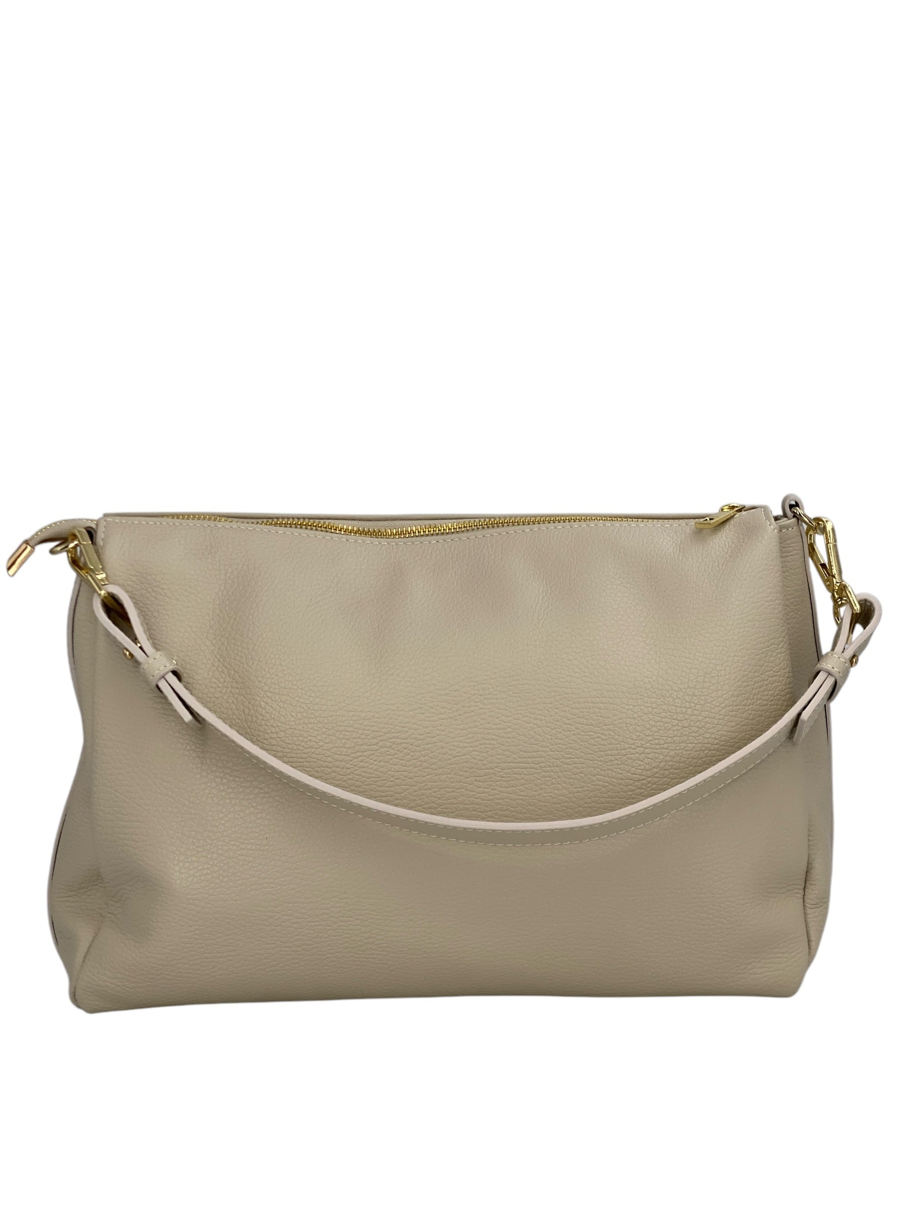 Solange – Damenhandtasche und Umhängetasche aus echtem italienischen Leder mit geräumigem und organisiertem Innenraum