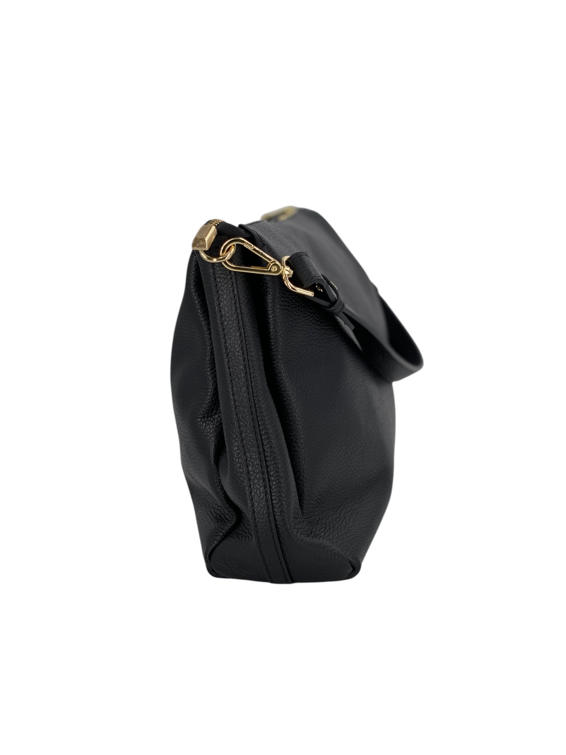 Solange – Damenhandtasche und Umhängetasche aus echtem italienischen Leder mit geräumigem und organisiertem Innenraum