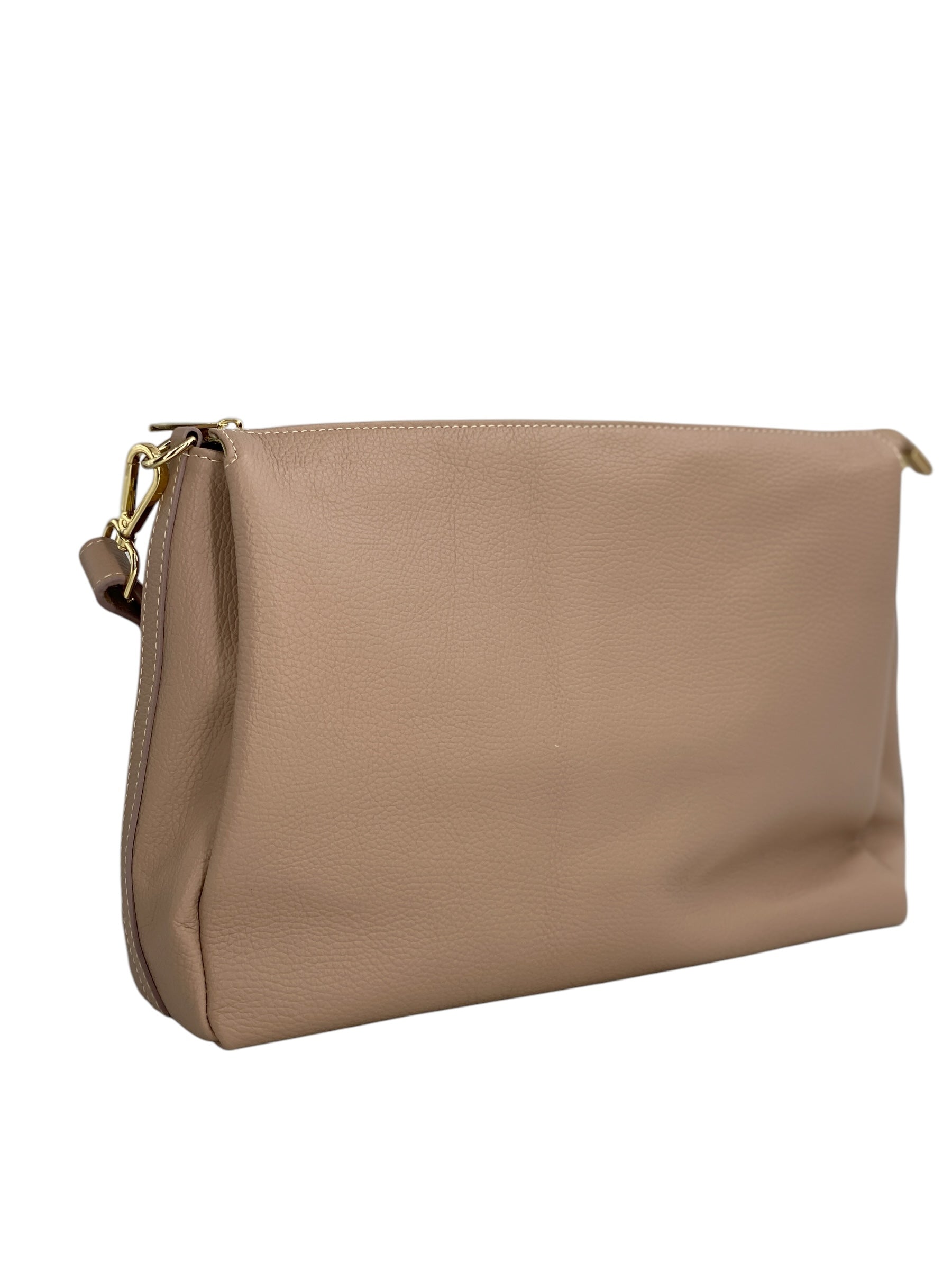 Solange – Damenhandtasche und Umhängetasche aus echtem italienischen Leder mit geräumigem und organisiertem Innenraum