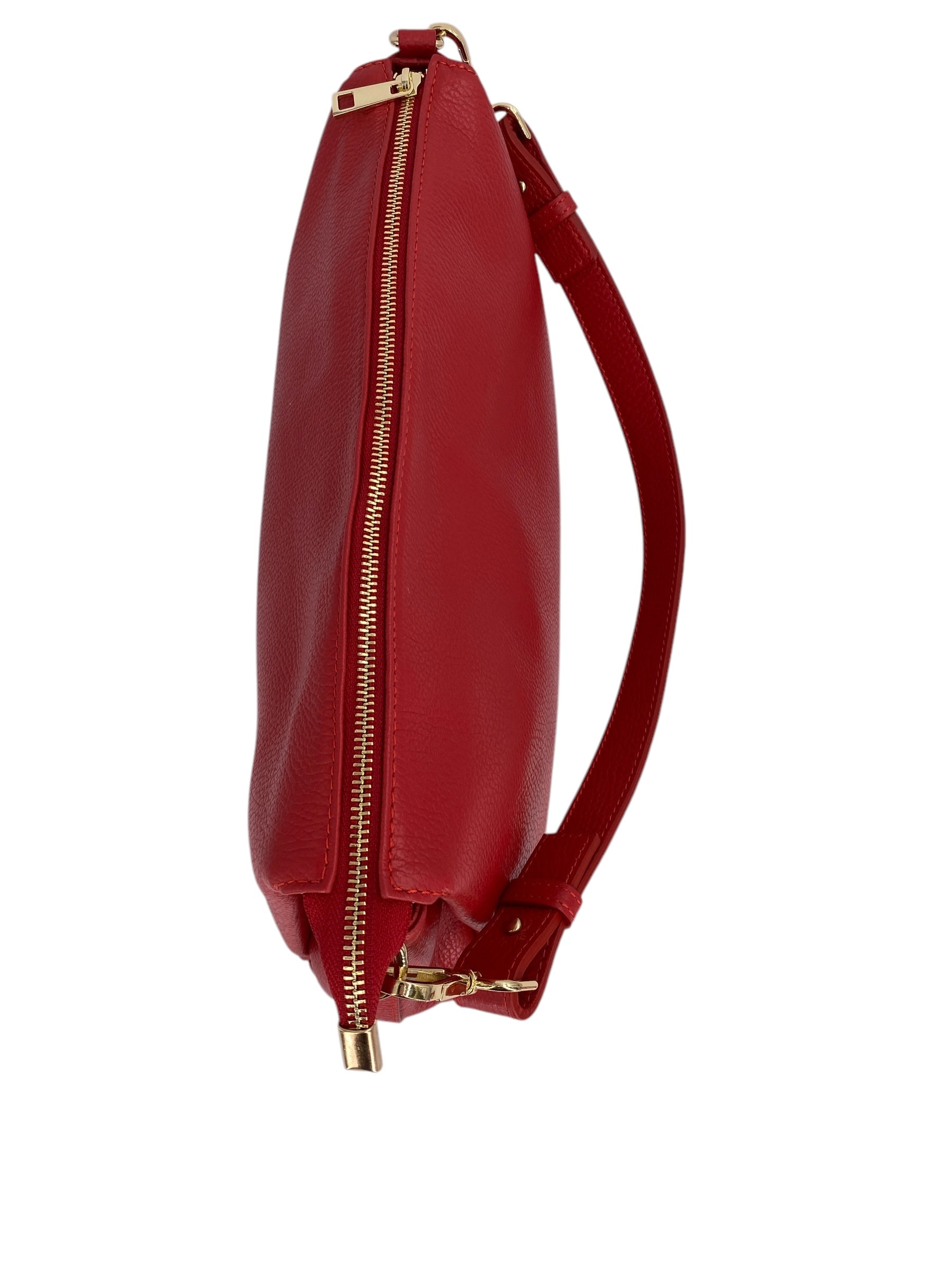 Solange – Damenhandtasche und Umhängetasche aus echtem italienischen Leder mit geräumigem und organisiertem Innenraum