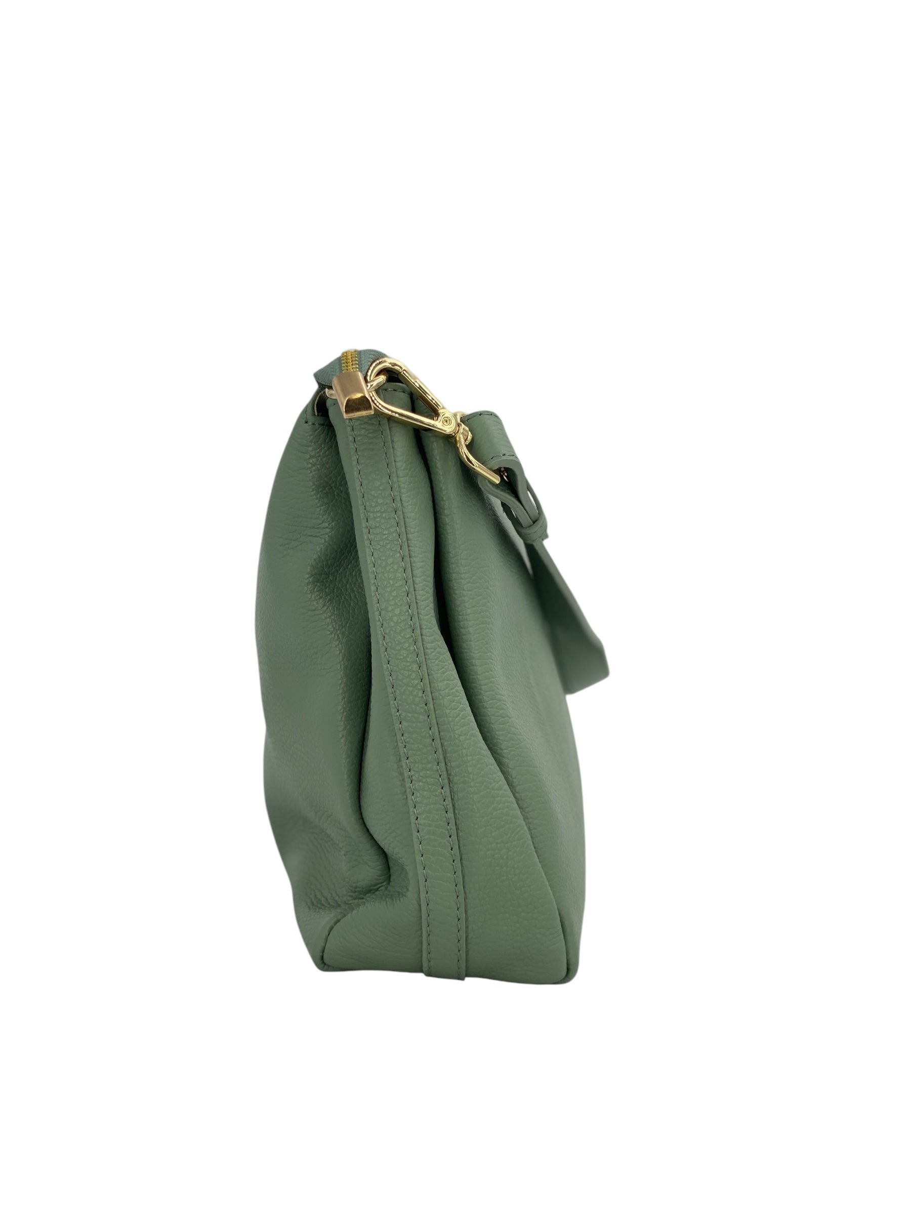 Solange – Damenhandtasche und Umhängetasche aus echtem italienischen Leder mit geräumigem und organisiertem Innenraum