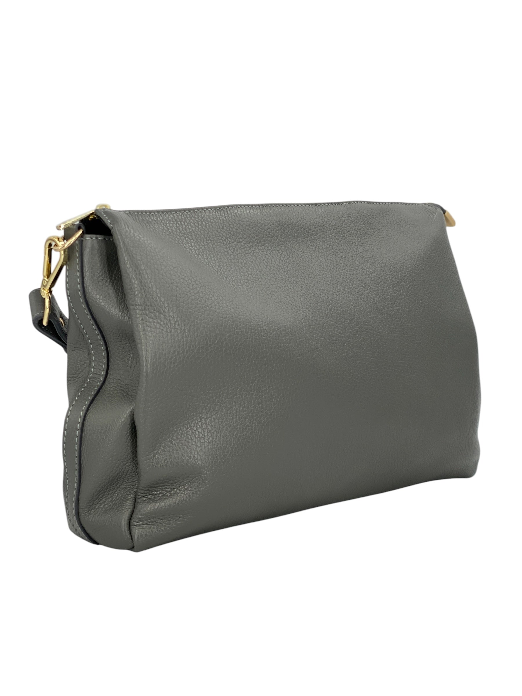 Solange – Damenhandtasche und Umhängetasche aus echtem italienischen Leder mit geräumigem und organisiertem Innenraum