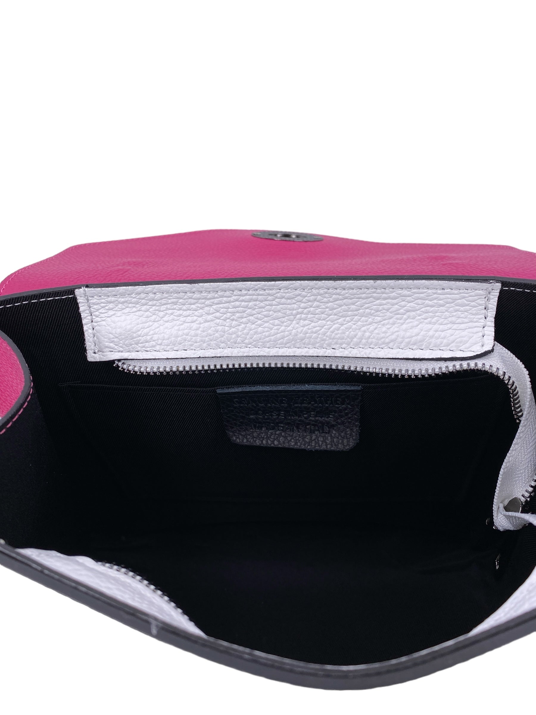 Aurore – Damenhandtasche aus Leder mit verstärktem oberen Griff und verstellbarem Schultergurt
