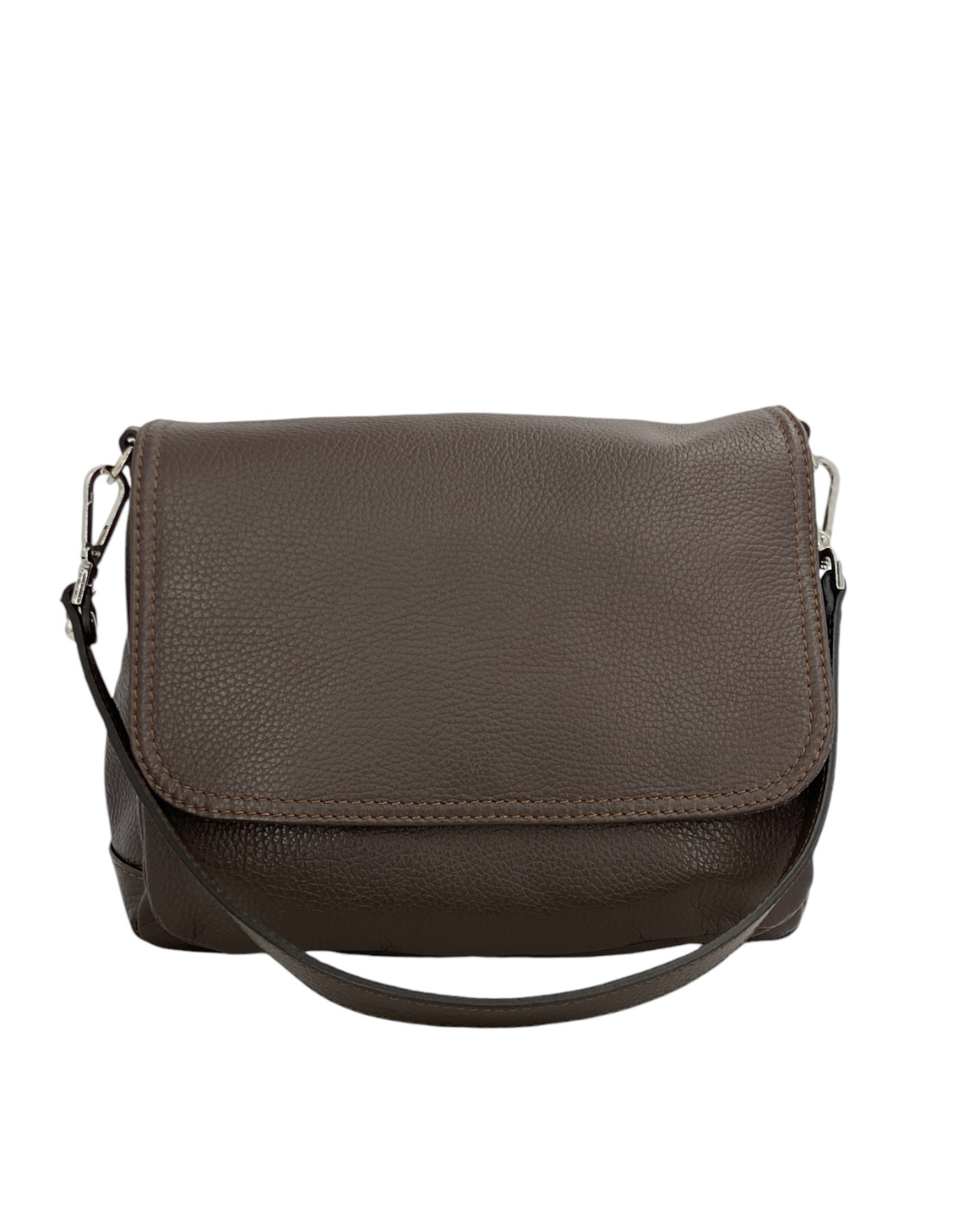 Eudoxie – Damen-Umhängetasche aus echtem italienischem Leder mit multifunktionalen Taschen