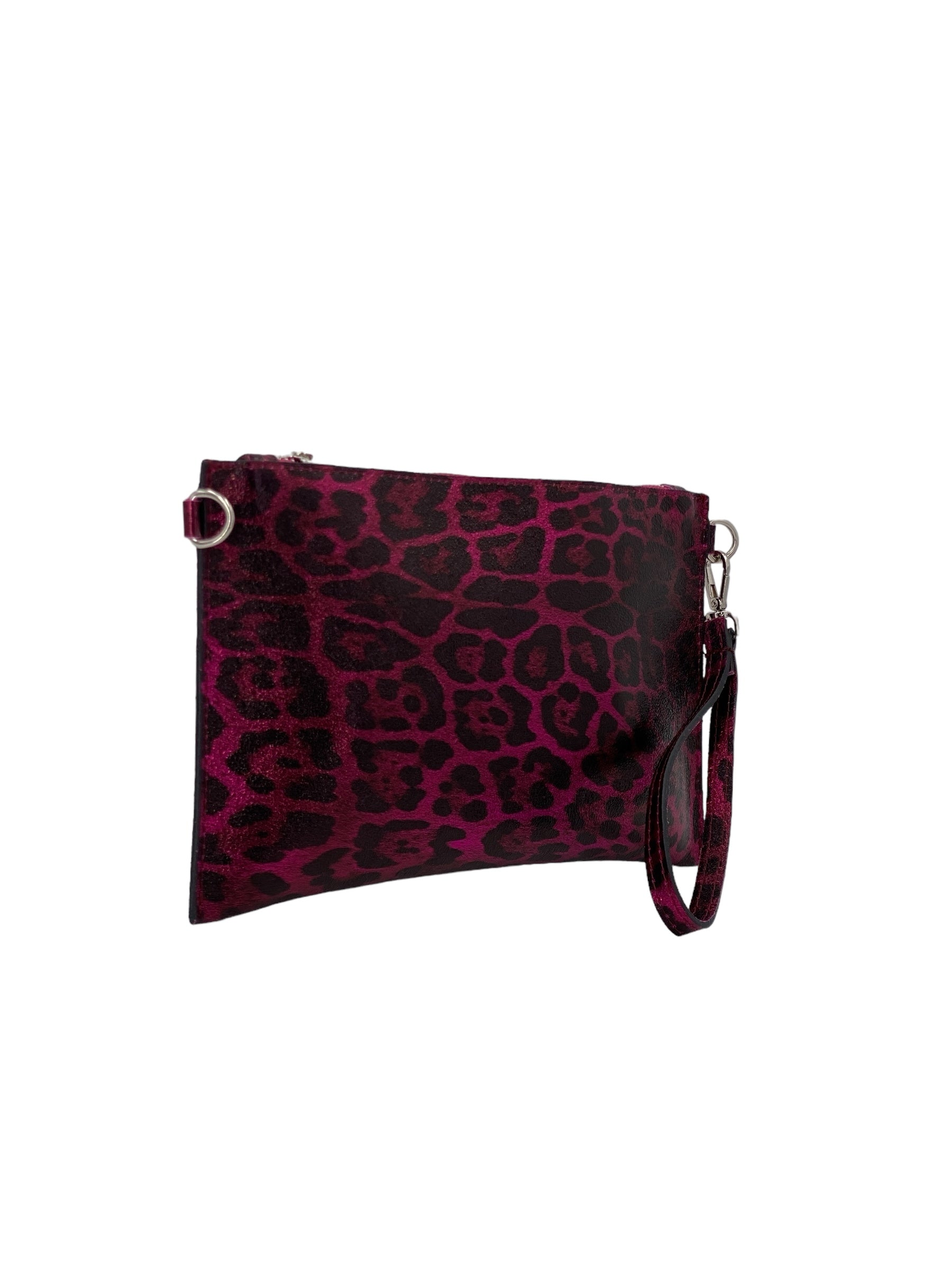 Cecile – Damenhandtasche und Umhängetasche aus echtem italienischen Leder mit abnehmbarer Mini-Clutch