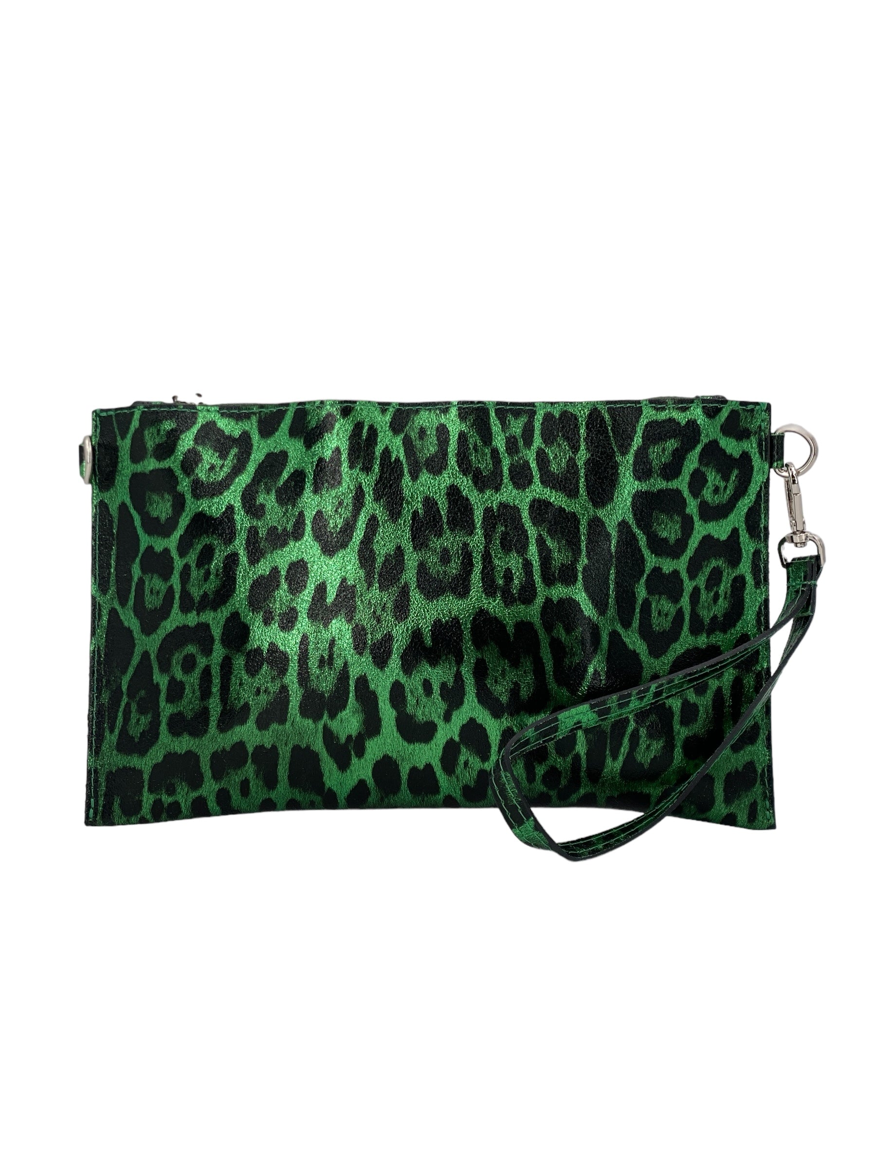 Cecile – Damenhandtasche und Umhängetasche aus echtem italienischen Leder mit abnehmbarer Mini-Clutch