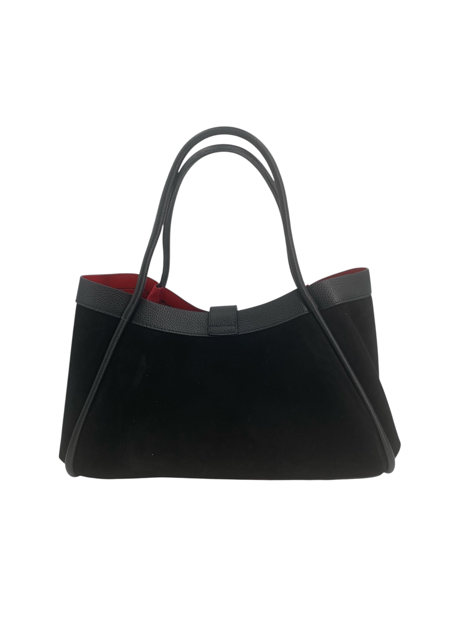 Leontine – Damen-Schulter- und Crossbody-Tasche aus echtem italienischen Leder mit großem Mittelfach