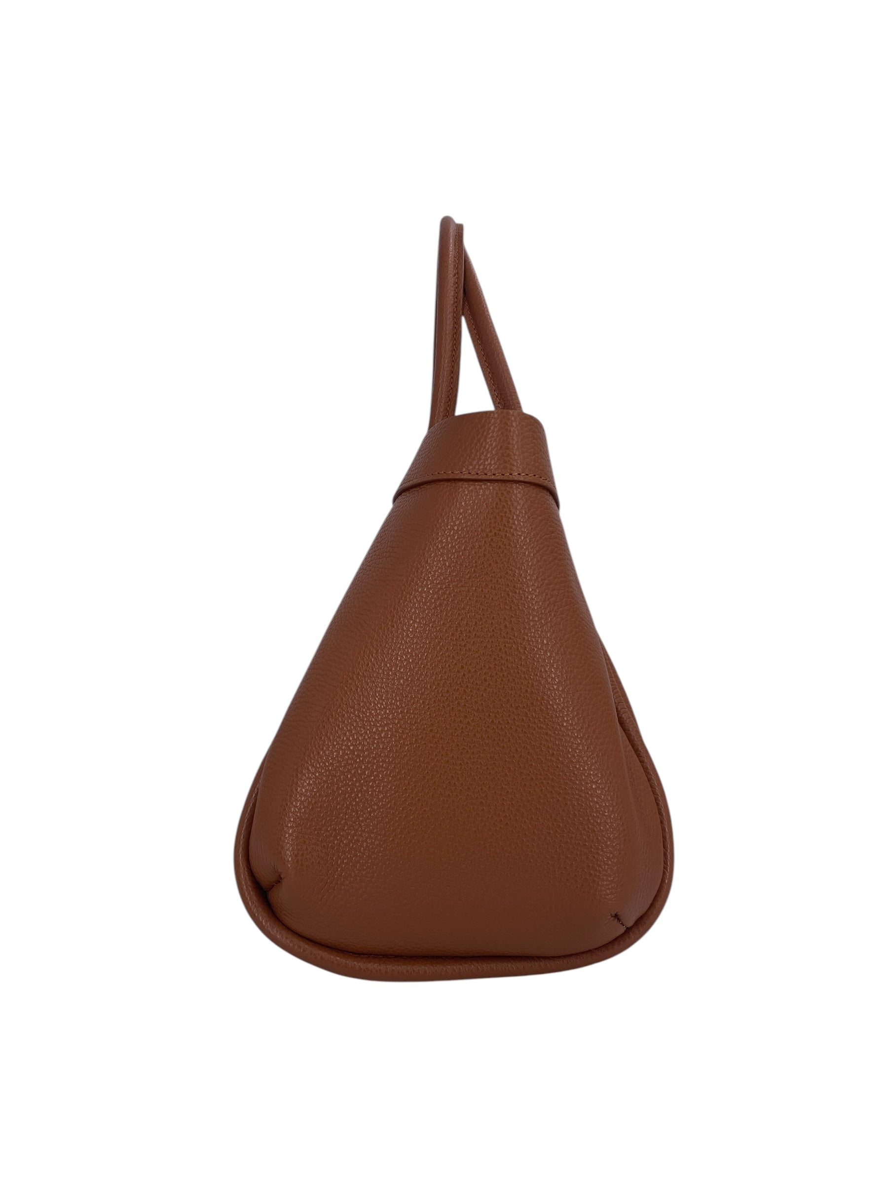Leontine – Damen-Schulter- und Crossbody-Tasche aus echtem italienischen Leder mit großem Mittelfach