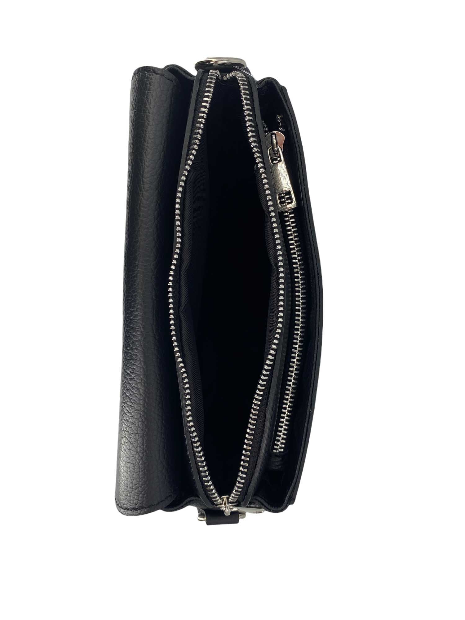 Apolline – Women's shoulder bag in genuine Italian leather with 3 compartments