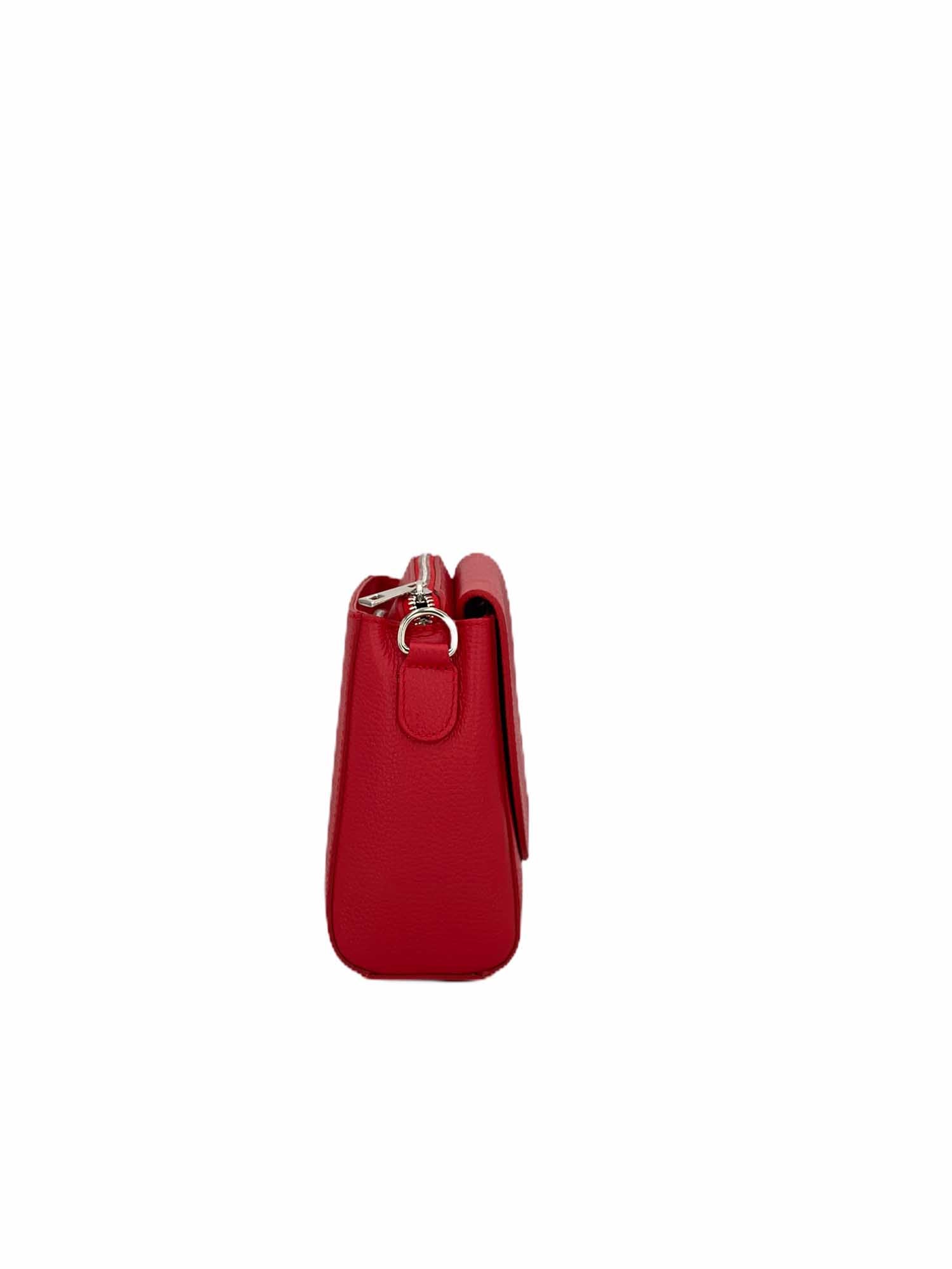 Apolline – Women's shoulder bag in genuine Italian leather with 3 compartments