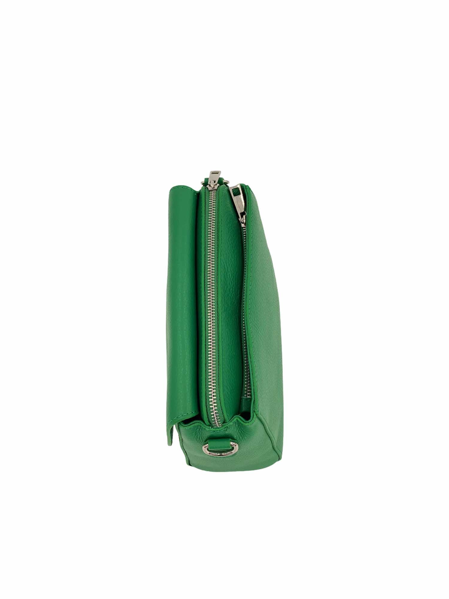 Apolline – Women's shoulder bag in genuine Italian leather with 3 compartments