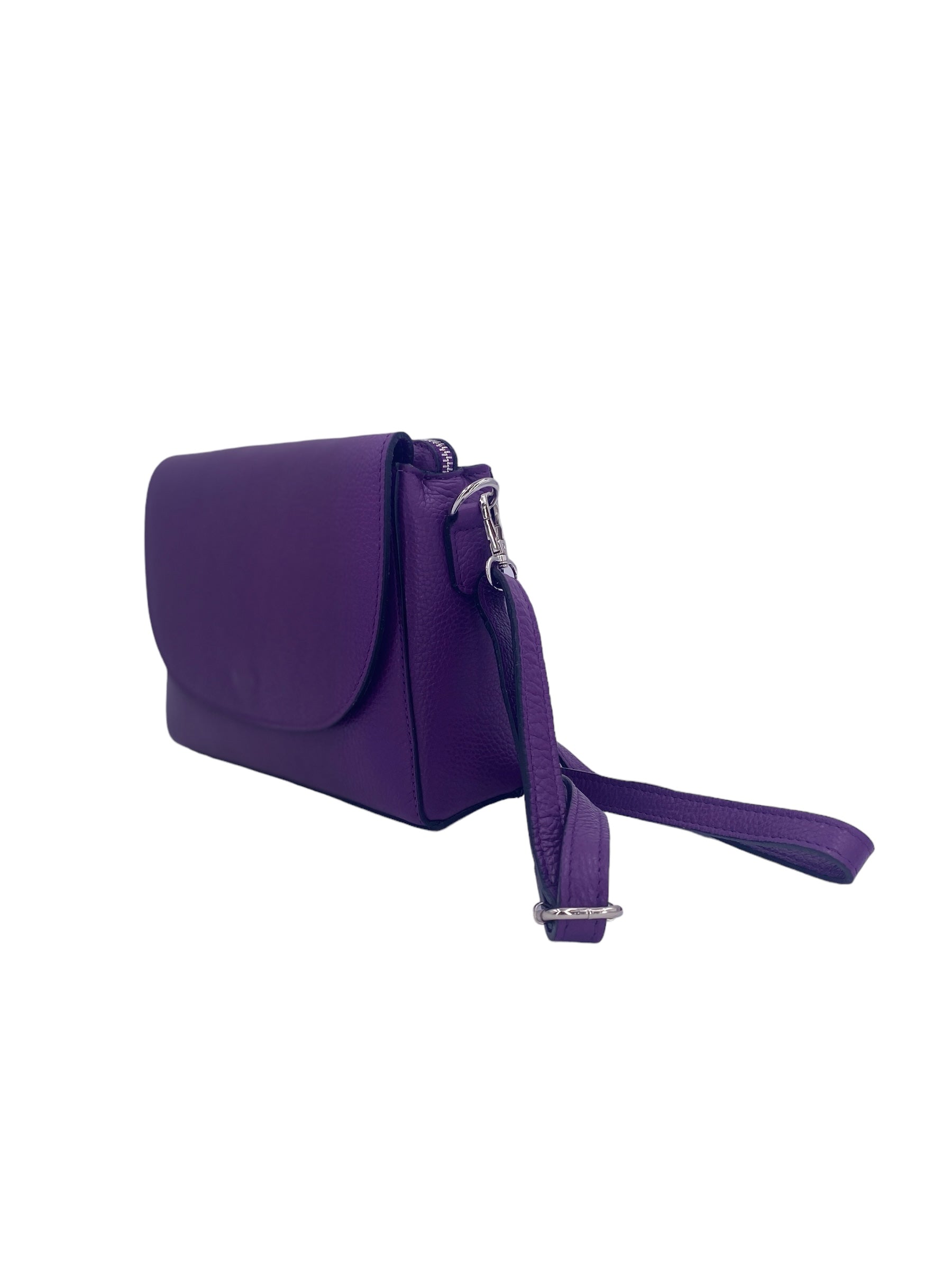 Apolline – Women's shoulder bag in genuine Italian leather with 3 compartments