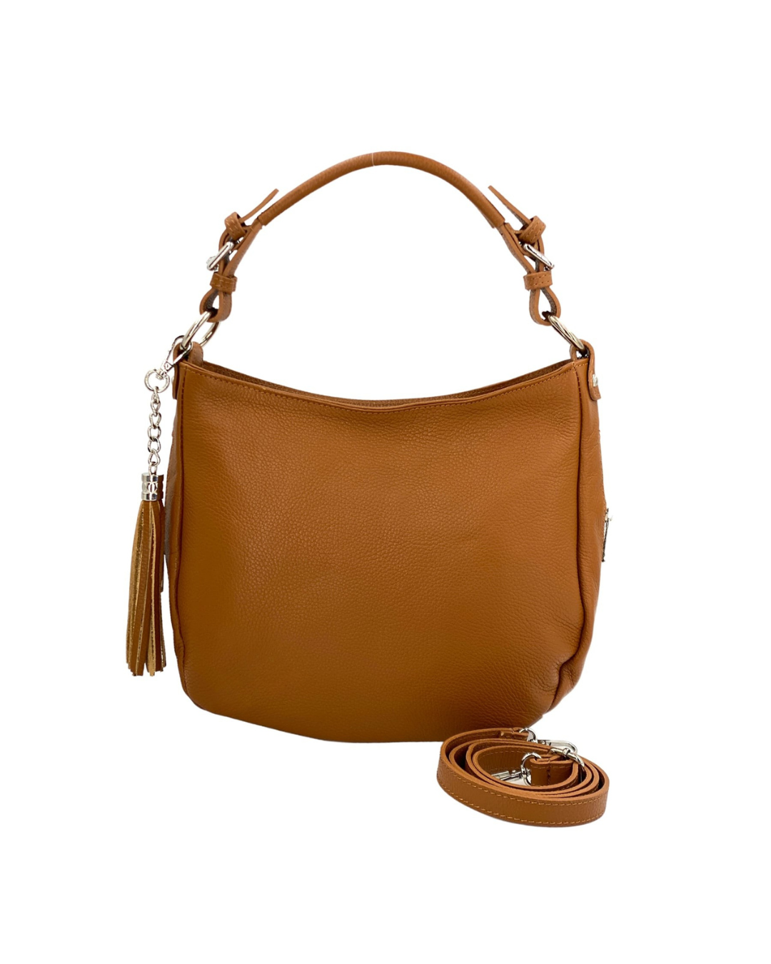 Jeanne – Women's shoulder and crossbody bag in genuine Italian leather