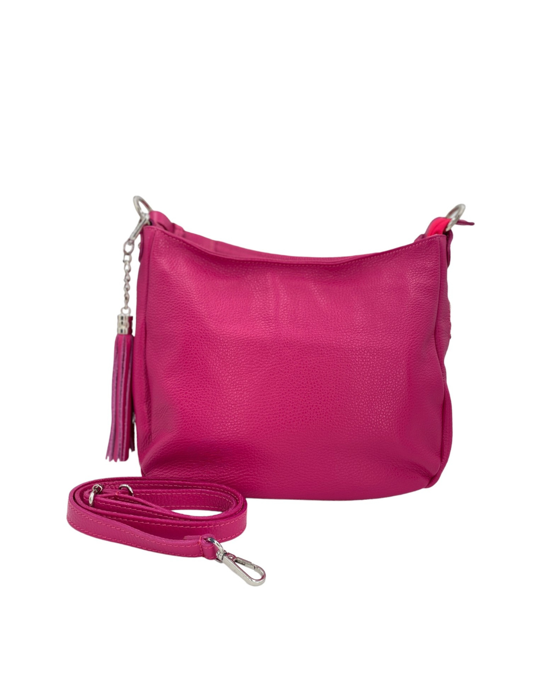 Jeanne – Women's shoulder and crossbody bag in genuine Italian leather