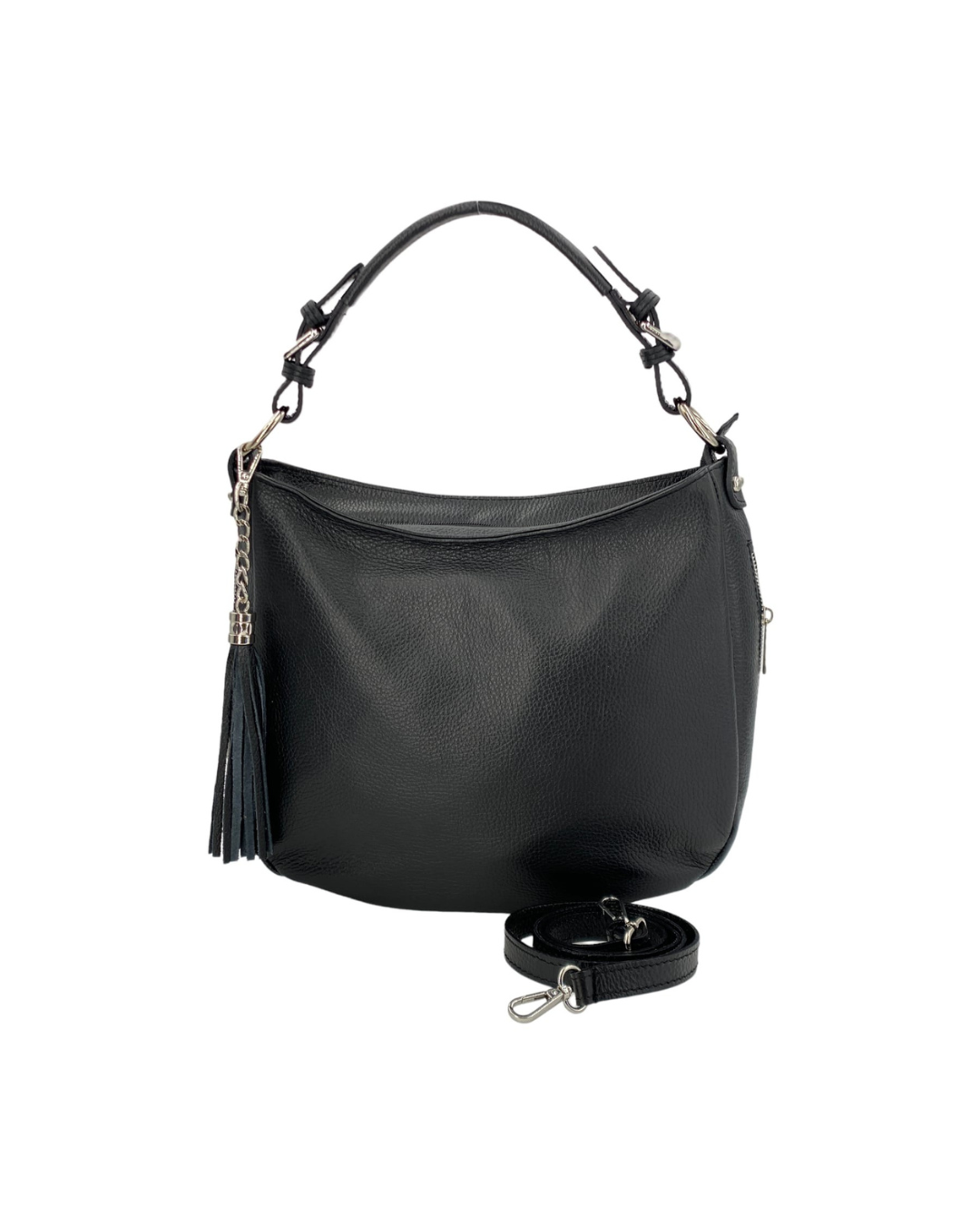 Jeanne – Women's shoulder and crossbody bag in genuine Italian leather
