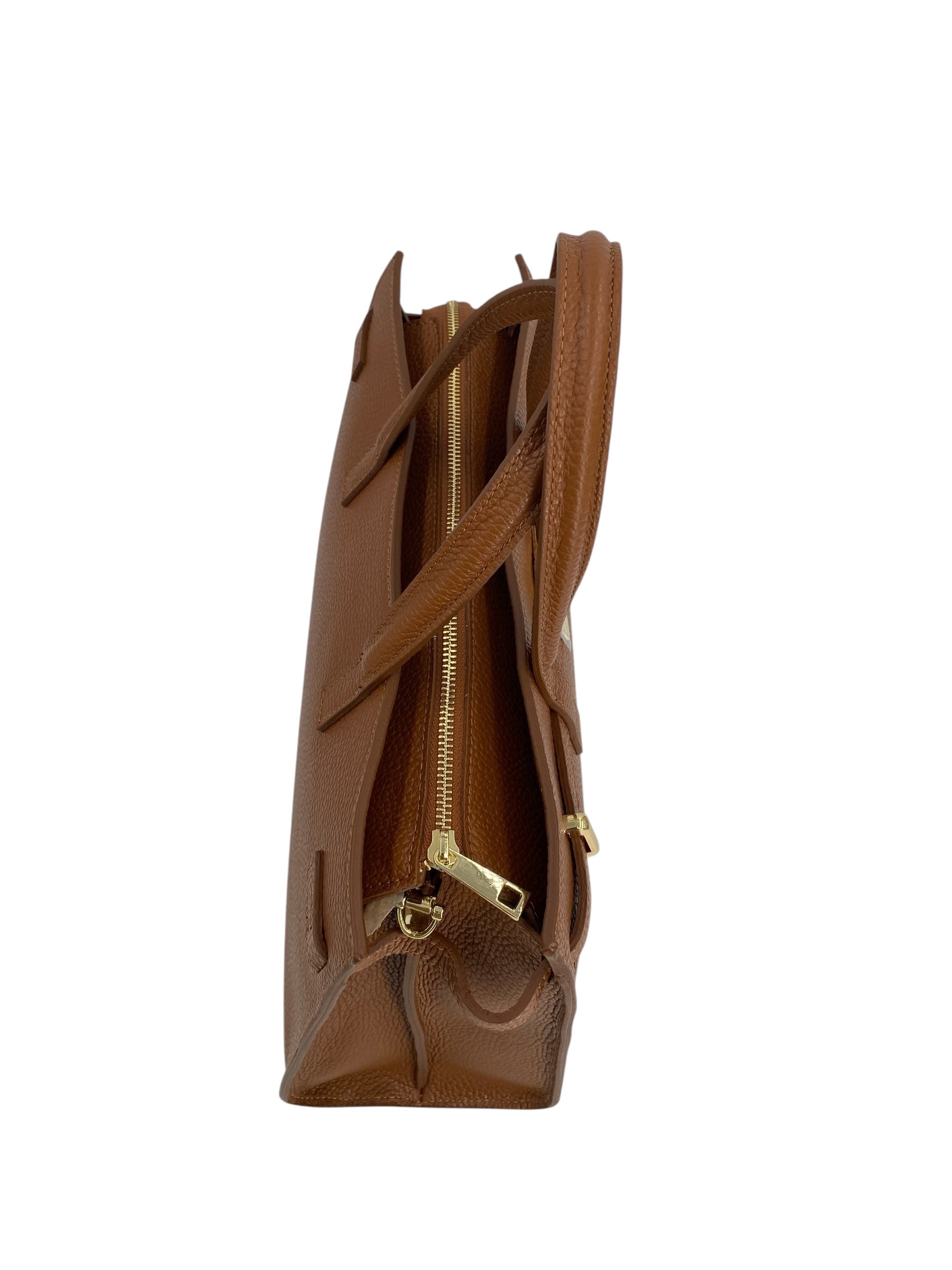 Francoise – Damenhandtasche und Umhängetasche aus echtem, handgefertigtem italienischem Leder