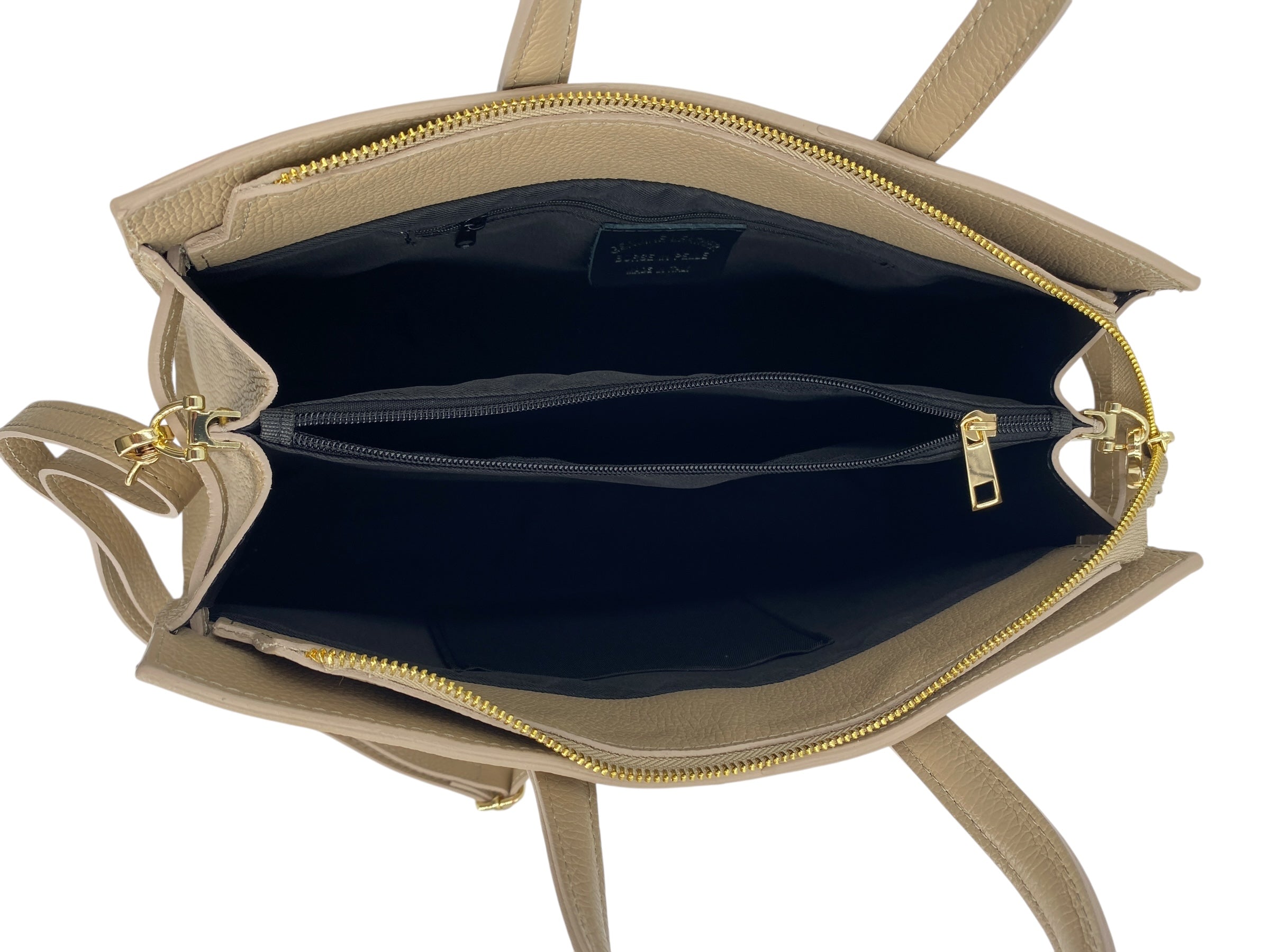 Francoise – Damenhandtasche und Umhängetasche aus echtem, handgefertigtem italienischem Leder