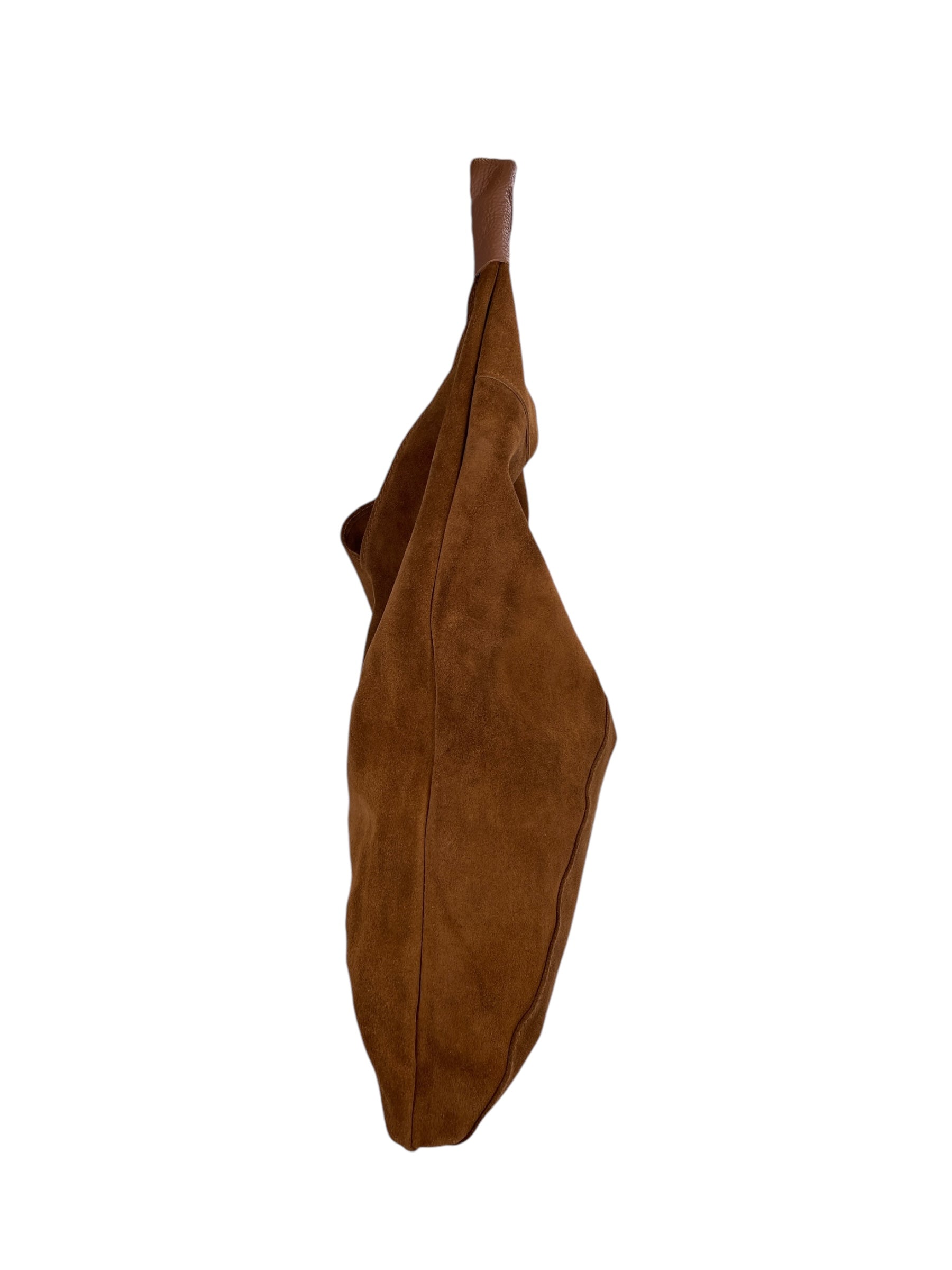 Gabrielle – Women's shoulder bag in genuine Italian leather with matching mini pouch