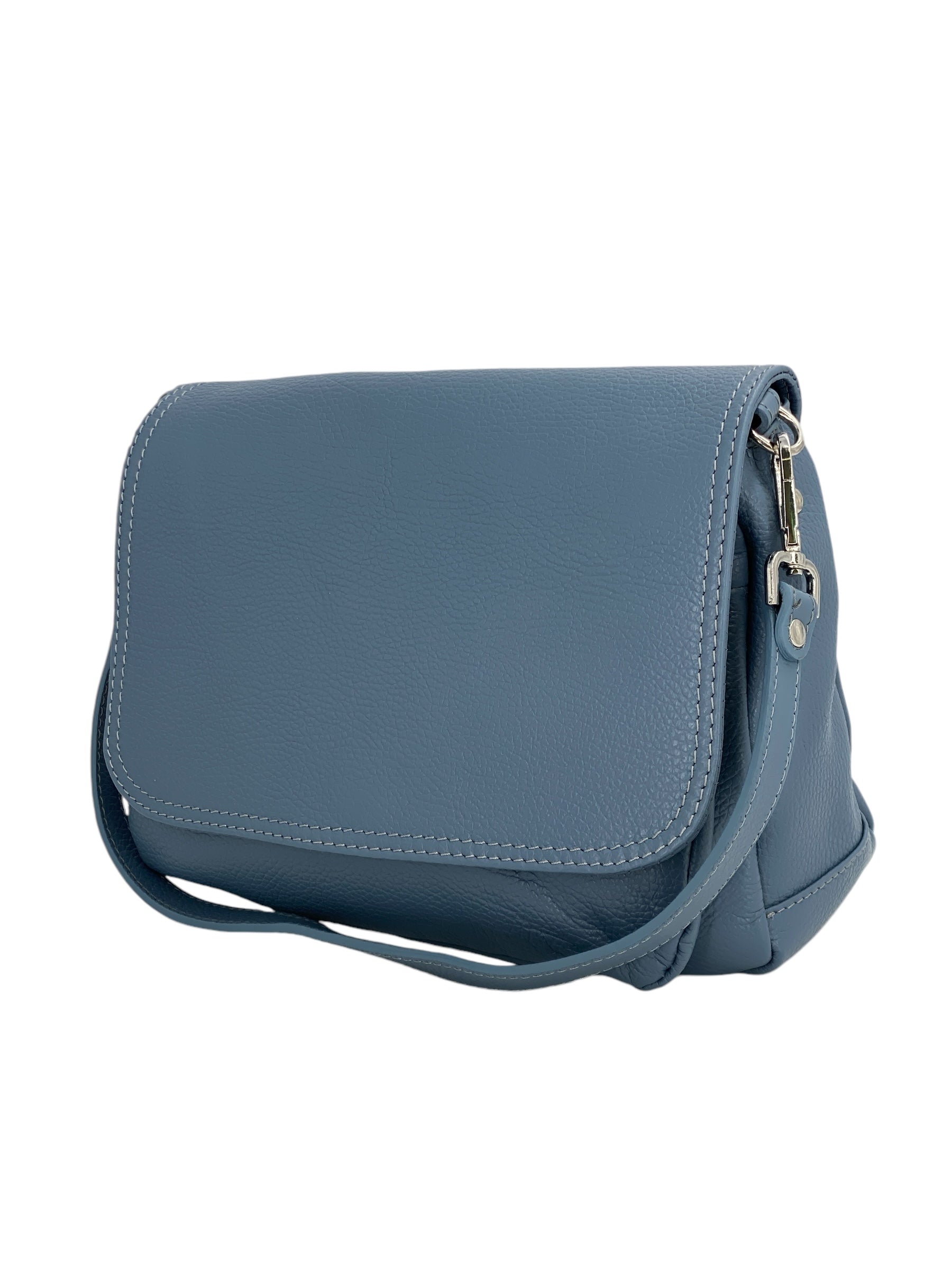 Eudoxie – Damen-Umhängetasche aus echtem italienischem Leder mit multifunktionalen Taschen