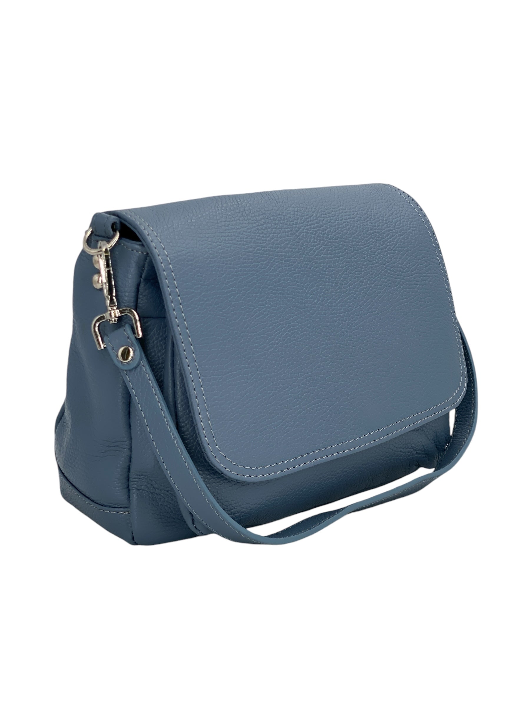 Eudoxie – Damen-Umhängetasche aus echtem italienischem Leder mit multifunktionalen Taschen