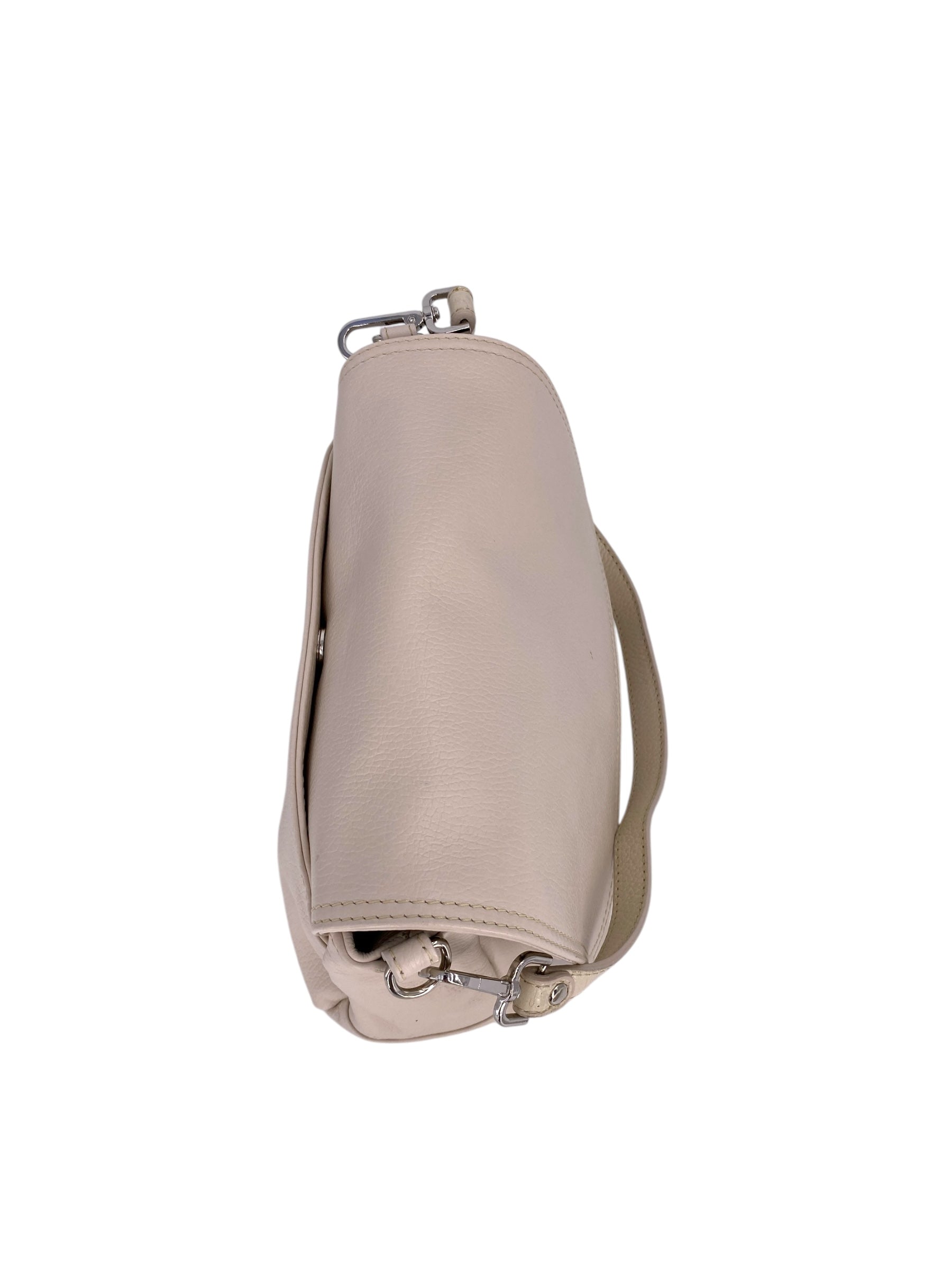Eudoxie – Damen-Umhängetasche aus echtem italienischem Leder mit multifunktionalen Taschen