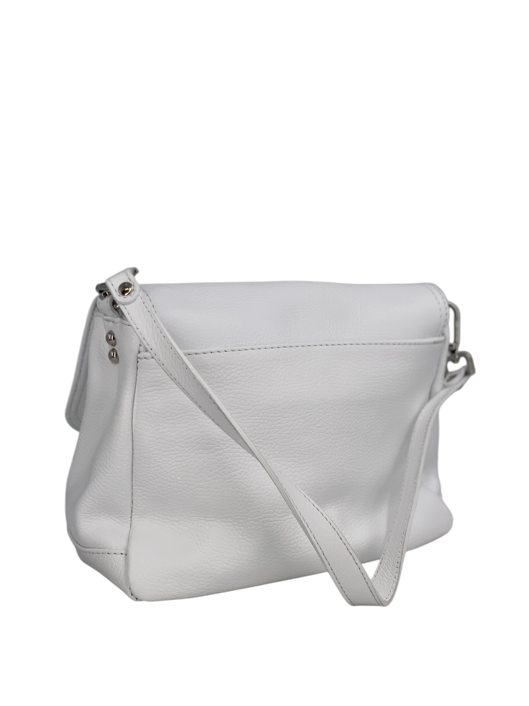Eudoxie – Damen-Umhängetasche aus echtem italienischem Leder mit multifunktionalen Taschen