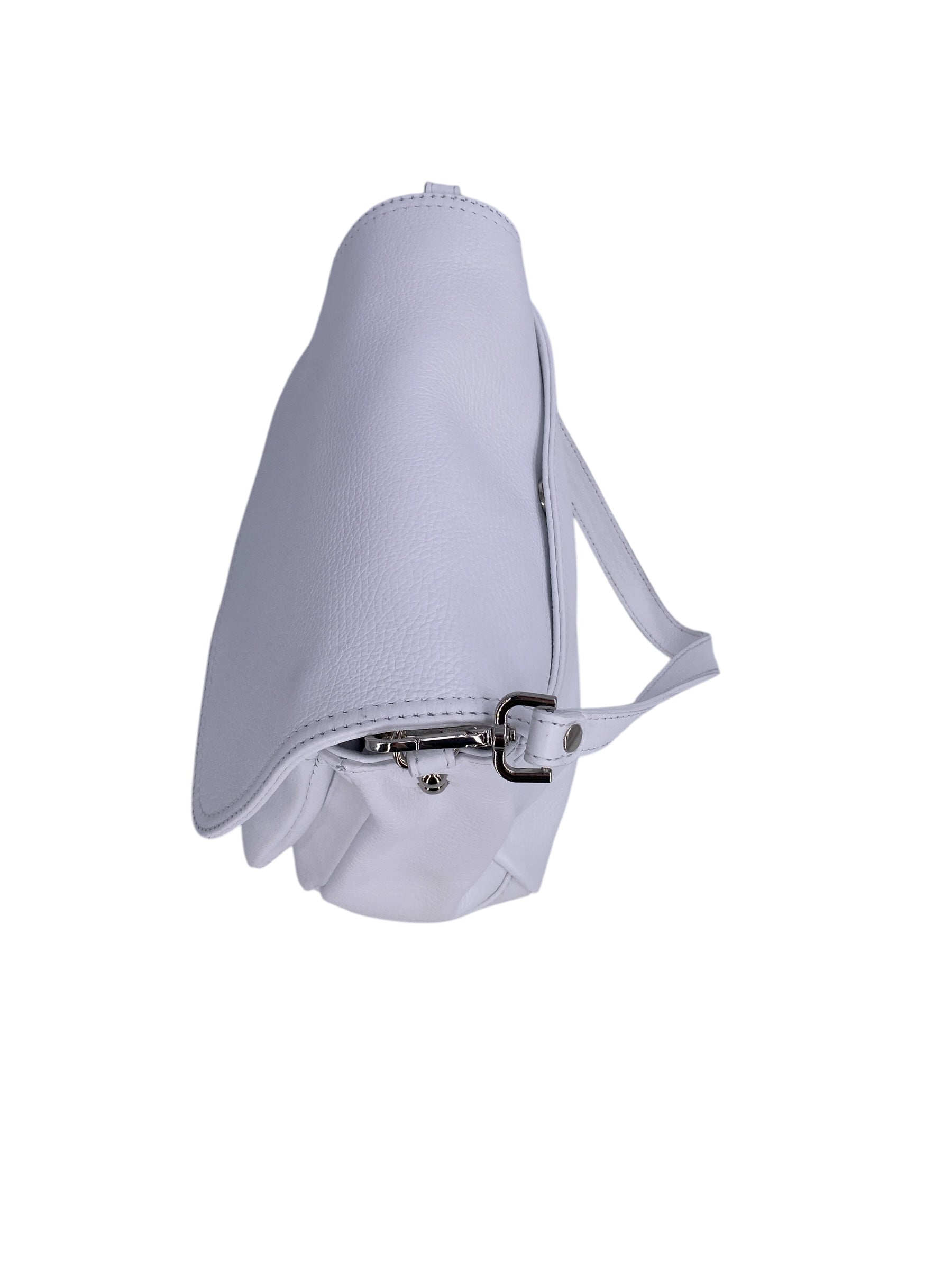 Eudoxie – Damen-Umhängetasche aus echtem italienischem Leder mit multifunktionalen Taschen