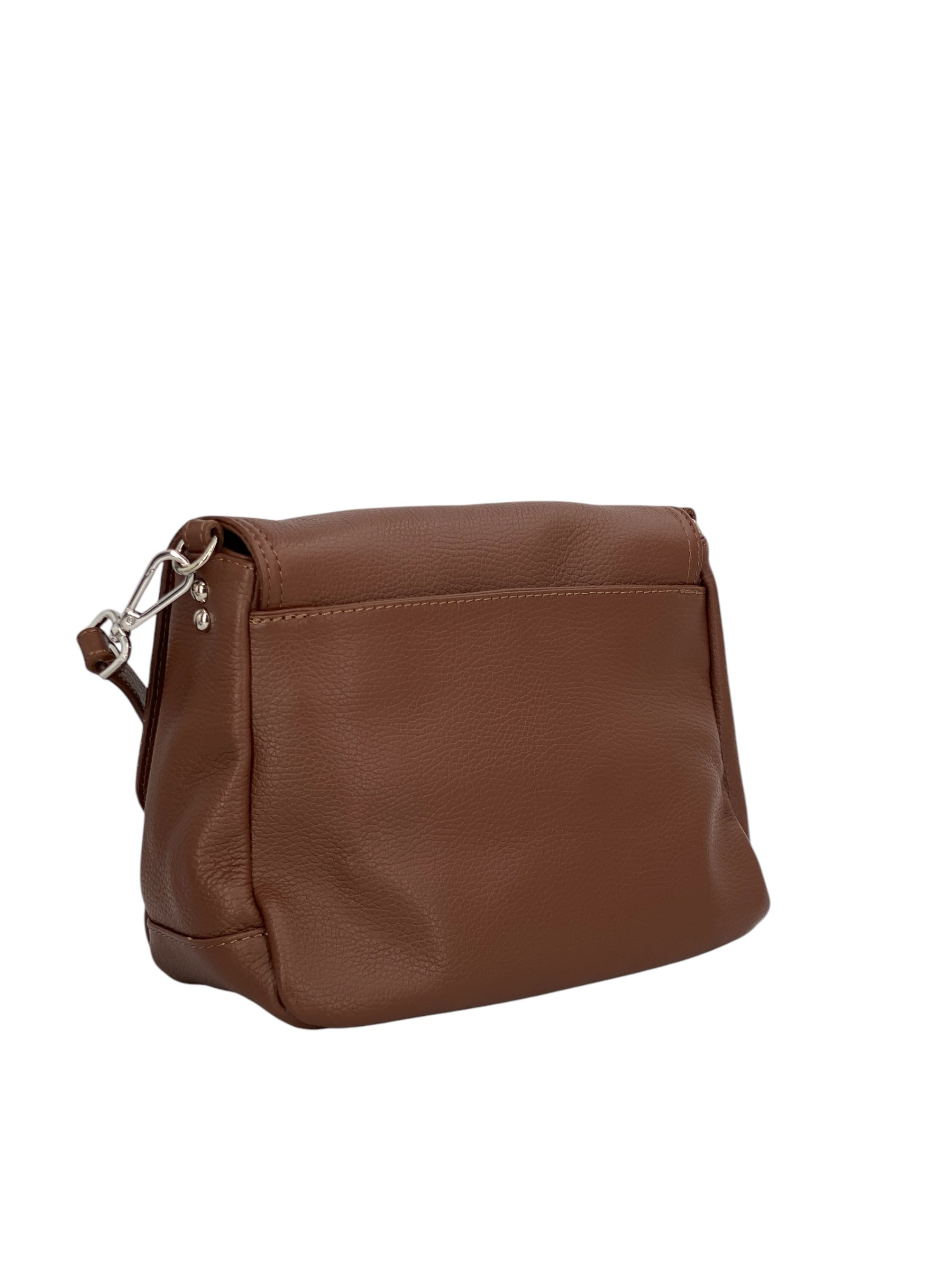 Eudoxie – Damen-Umhängetasche aus echtem italienischem Leder mit multifunktionalen Taschen
