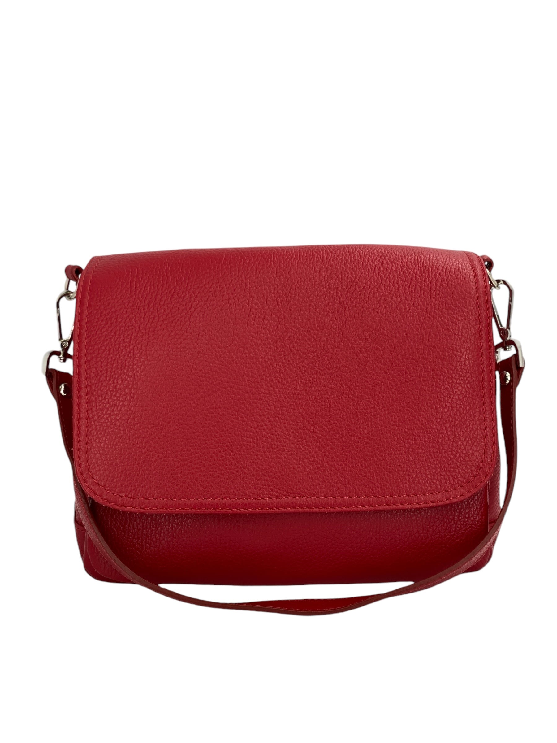 Eudoxie – Damen-Umhängetasche aus echtem italienischem Leder mit multifunktionalen Taschen