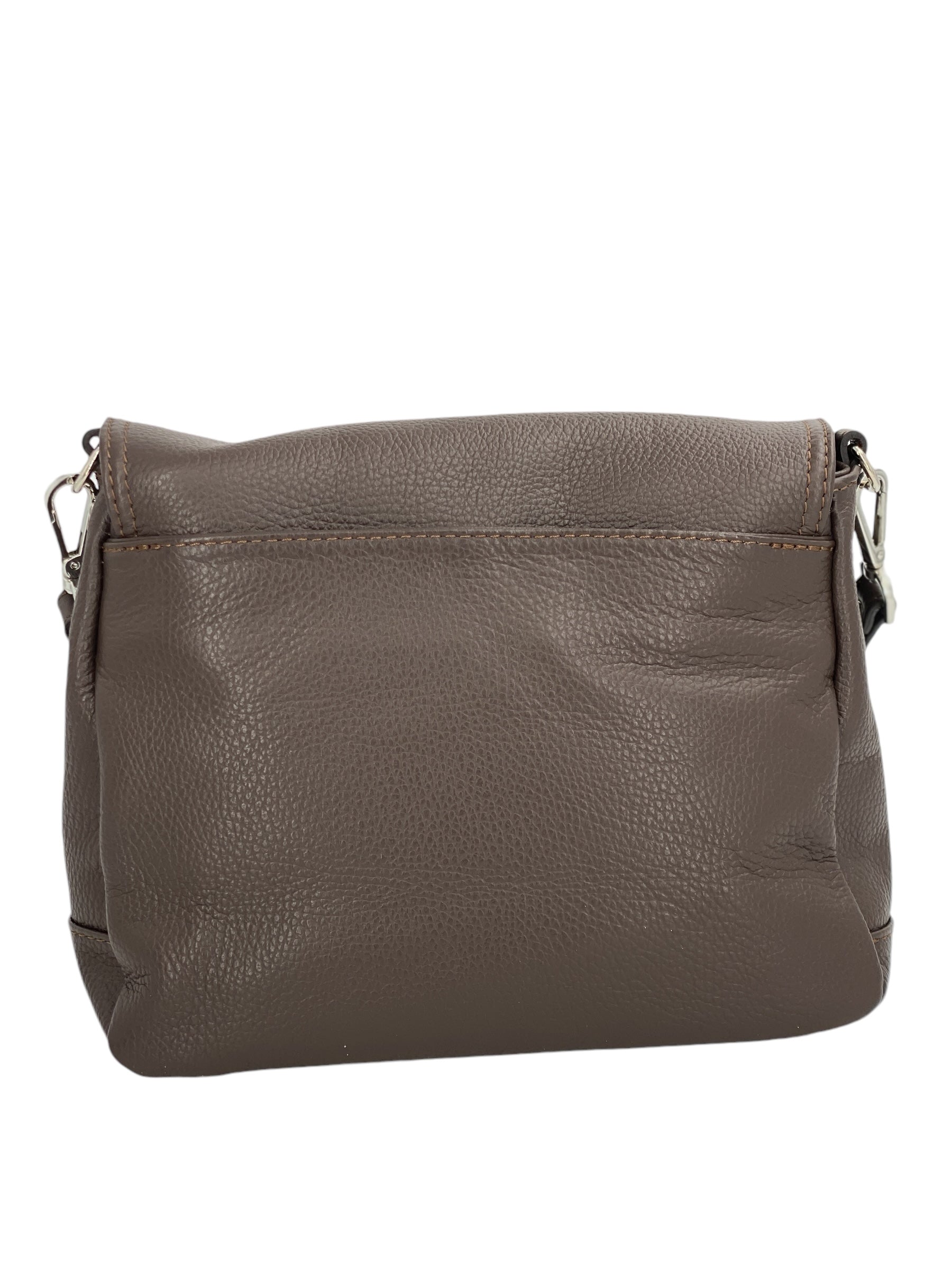 Eudoxie – Damen-Umhängetasche aus echtem italienischem Leder mit multifunktionalen Taschen