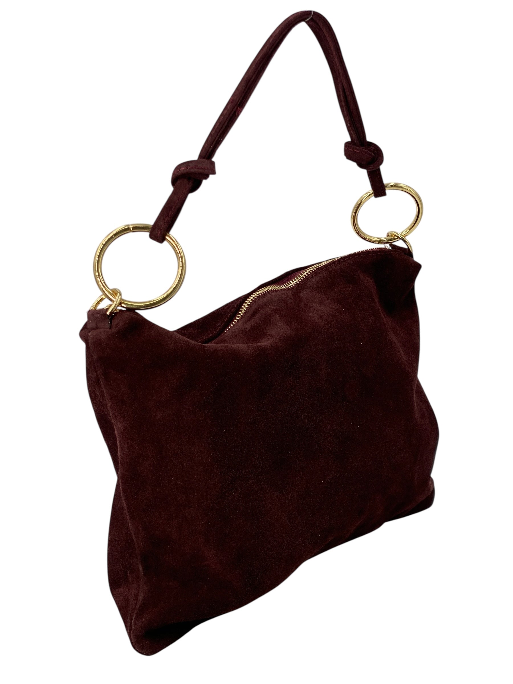 Salome – Damen-Umhängetasche aus echtem italienischen Leder mit geräumigem Innenraum