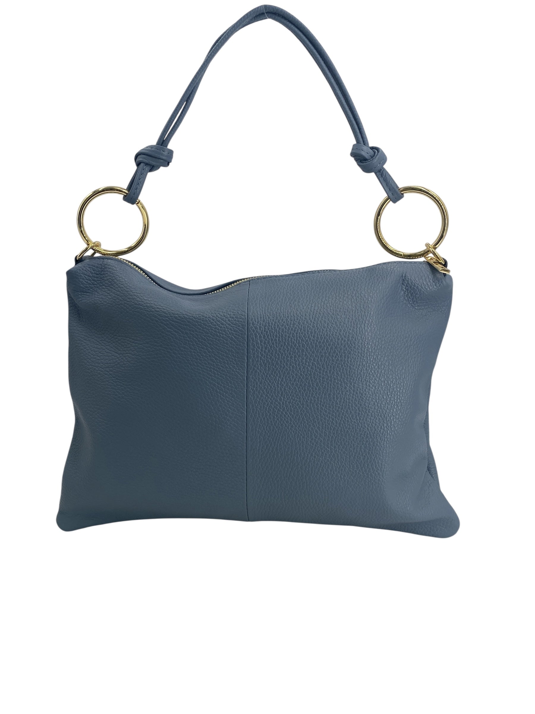 Salome – Damen-Umhängetasche aus echtem italienischen Leder mit geräumigem Innenraum