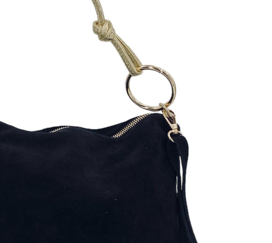 Salome – Damen-Umhängetasche aus echtem italienischen Leder mit geräumigem Innenraum