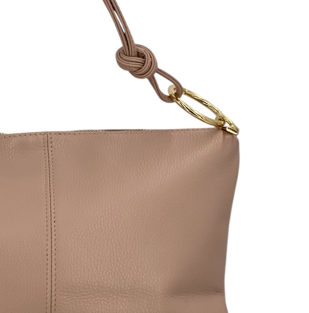 Salome – Damen-Umhängetasche aus echtem italienischen Leder mit geräumigem Innenraum