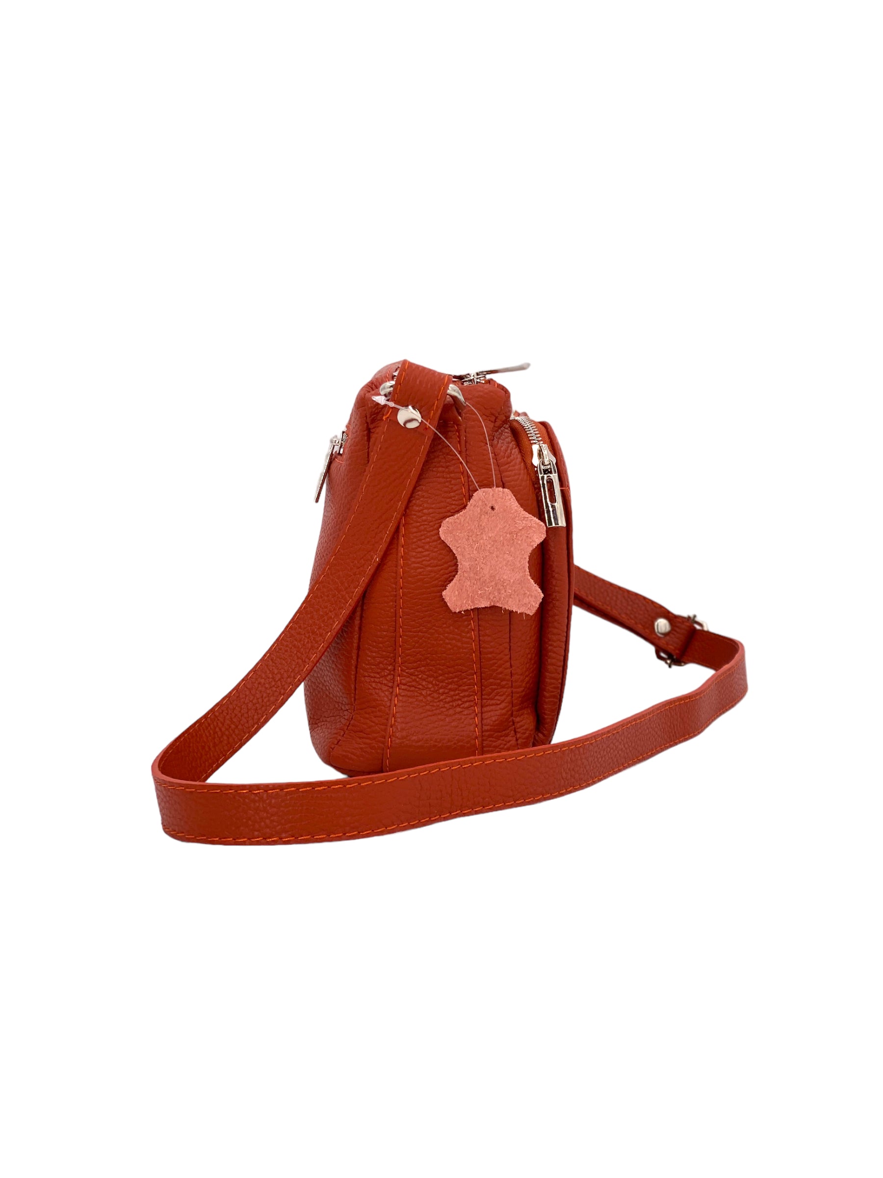 Sabrine – Women's genuine Italian leather shoulder and crossbody bag with adjustable shoulder strap