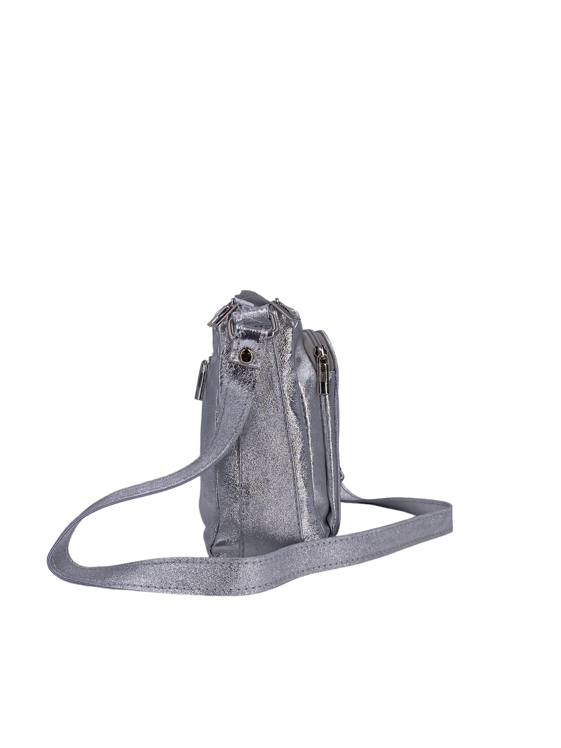 Sabrine – Women's genuine Italian leather shoulder and crossbody bag with adjustable shoulder strap