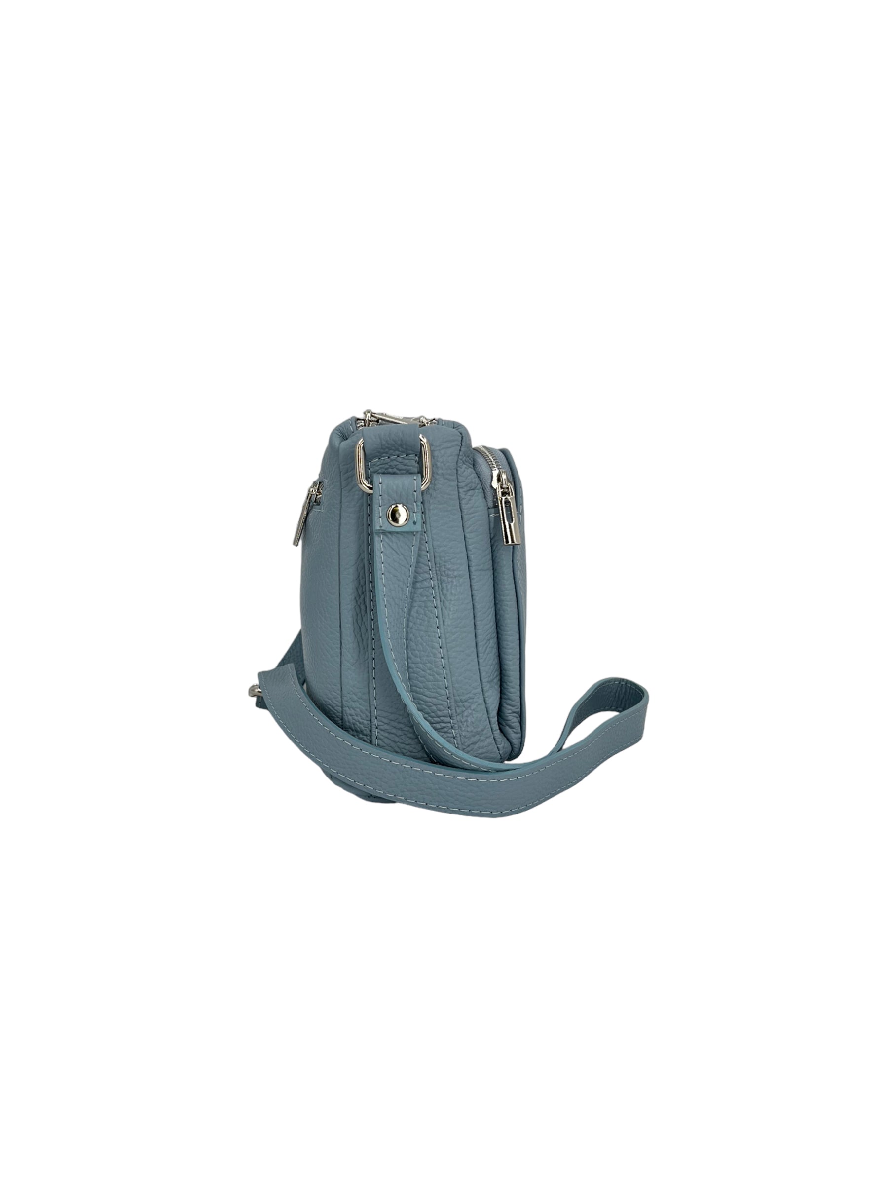 Sabrine – Women's genuine Italian leather shoulder and crossbody bag with adjustable shoulder strap