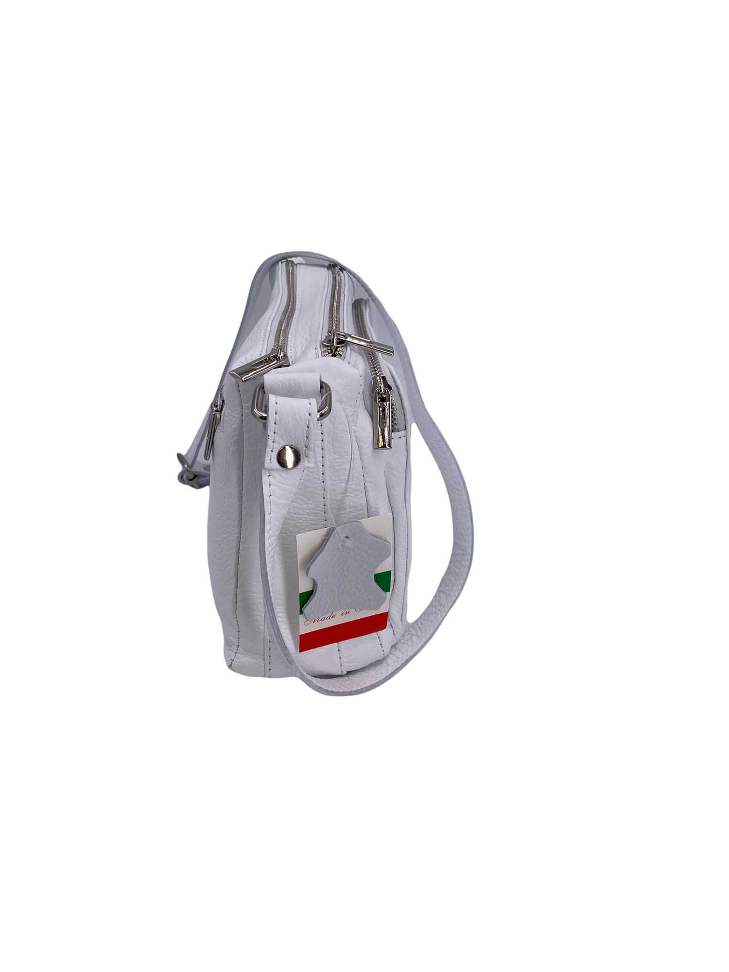 Sabrine – Women's genuine Italian leather shoulder and crossbody bag with adjustable shoulder strap