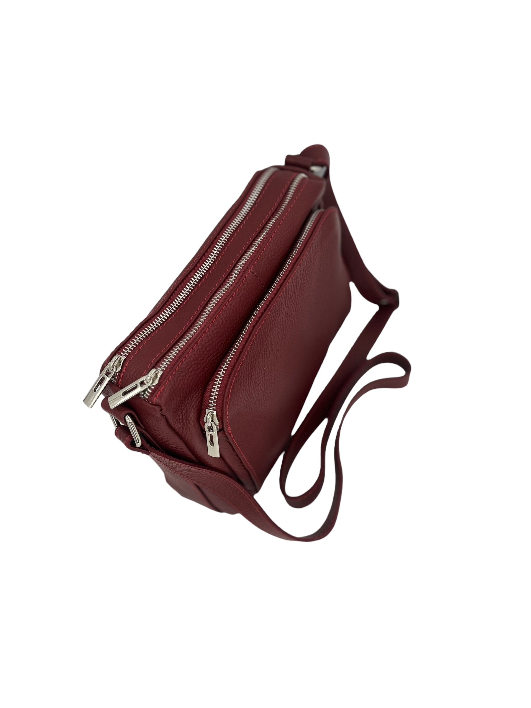 Sabrine – Women's genuine Italian leather shoulder and crossbody bag with adjustable shoulder strap