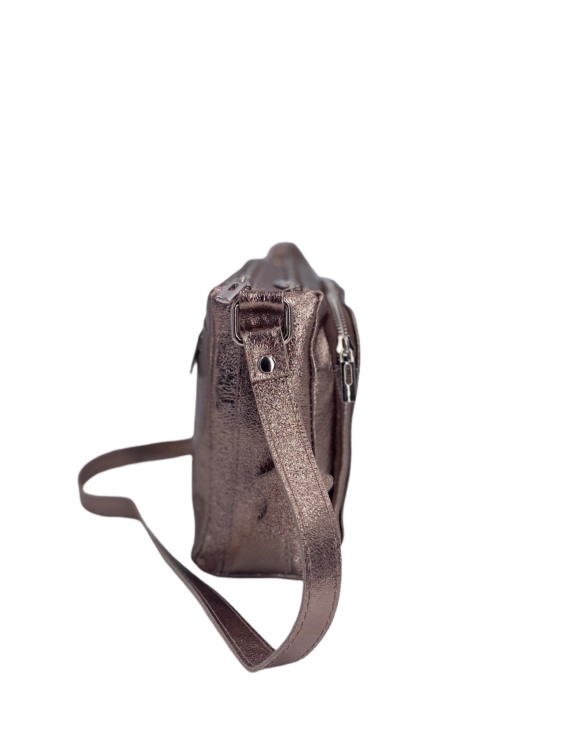 Sabrine – Women's genuine Italian leather shoulder and crossbody bag with adjustable shoulder strap