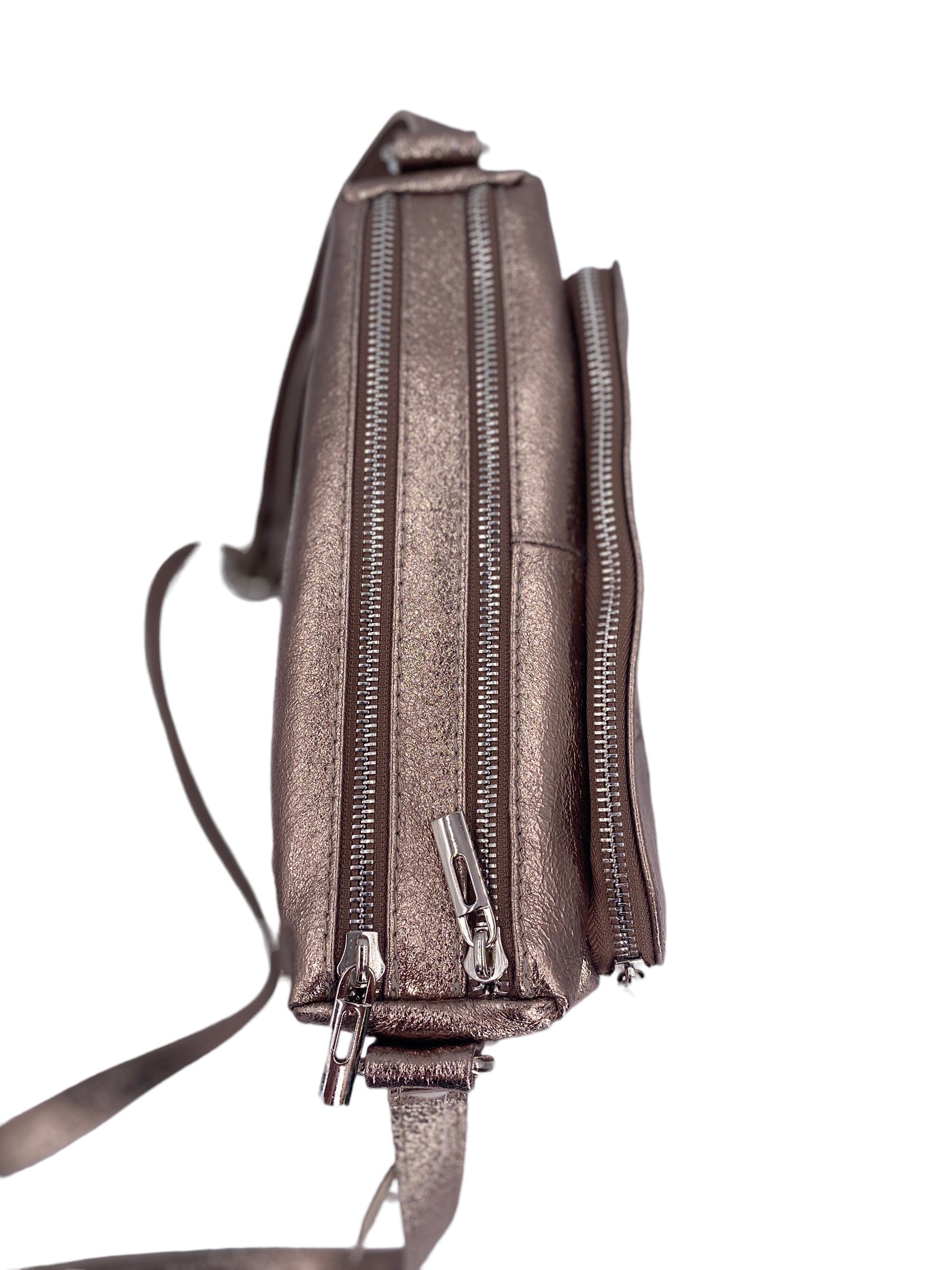 Sabrine – Women's genuine Italian leather shoulder and crossbody bag with adjustable shoulder strap