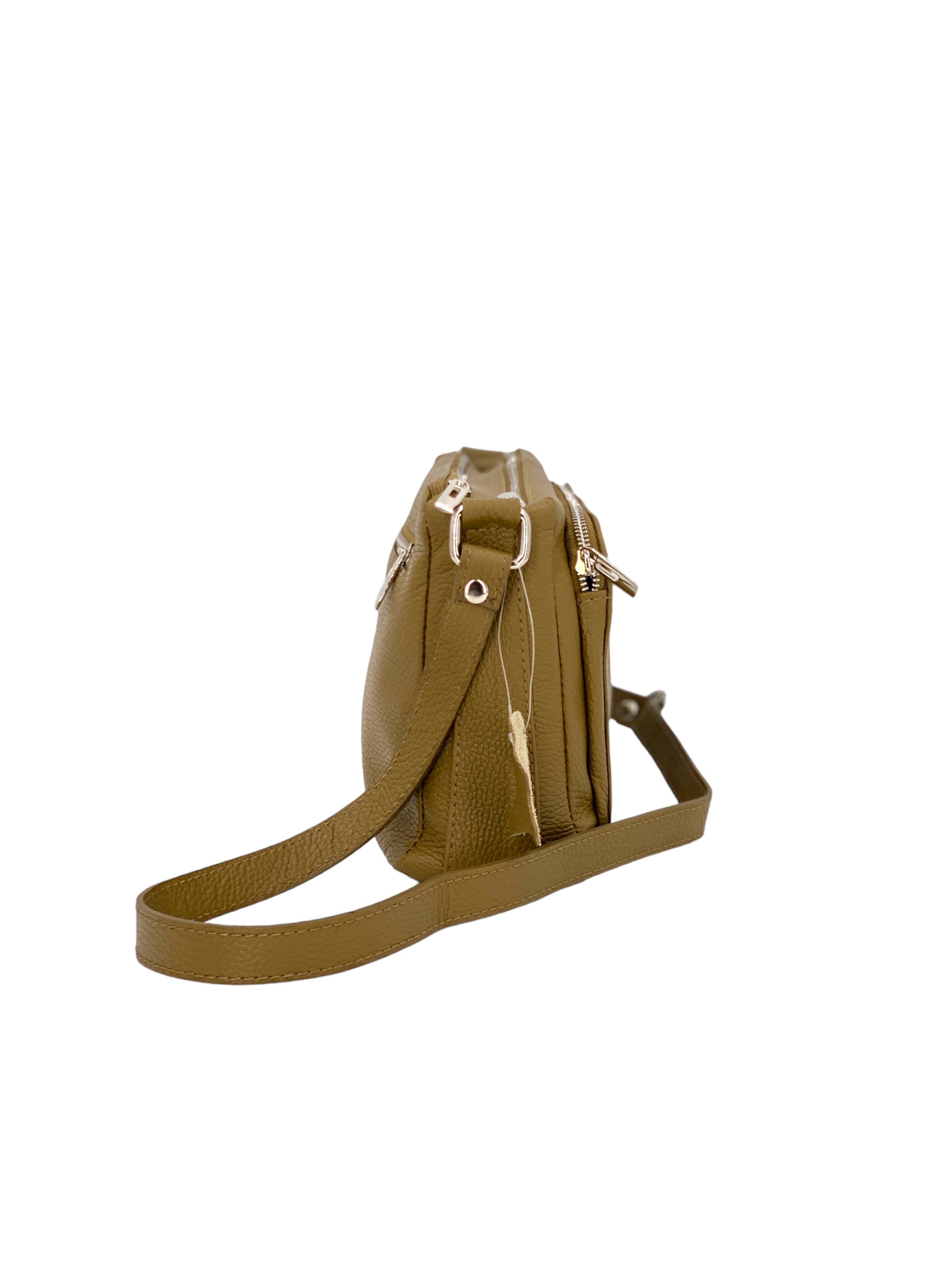 Sabrine – Women's genuine Italian leather shoulder and crossbody bag with adjustable shoulder strap