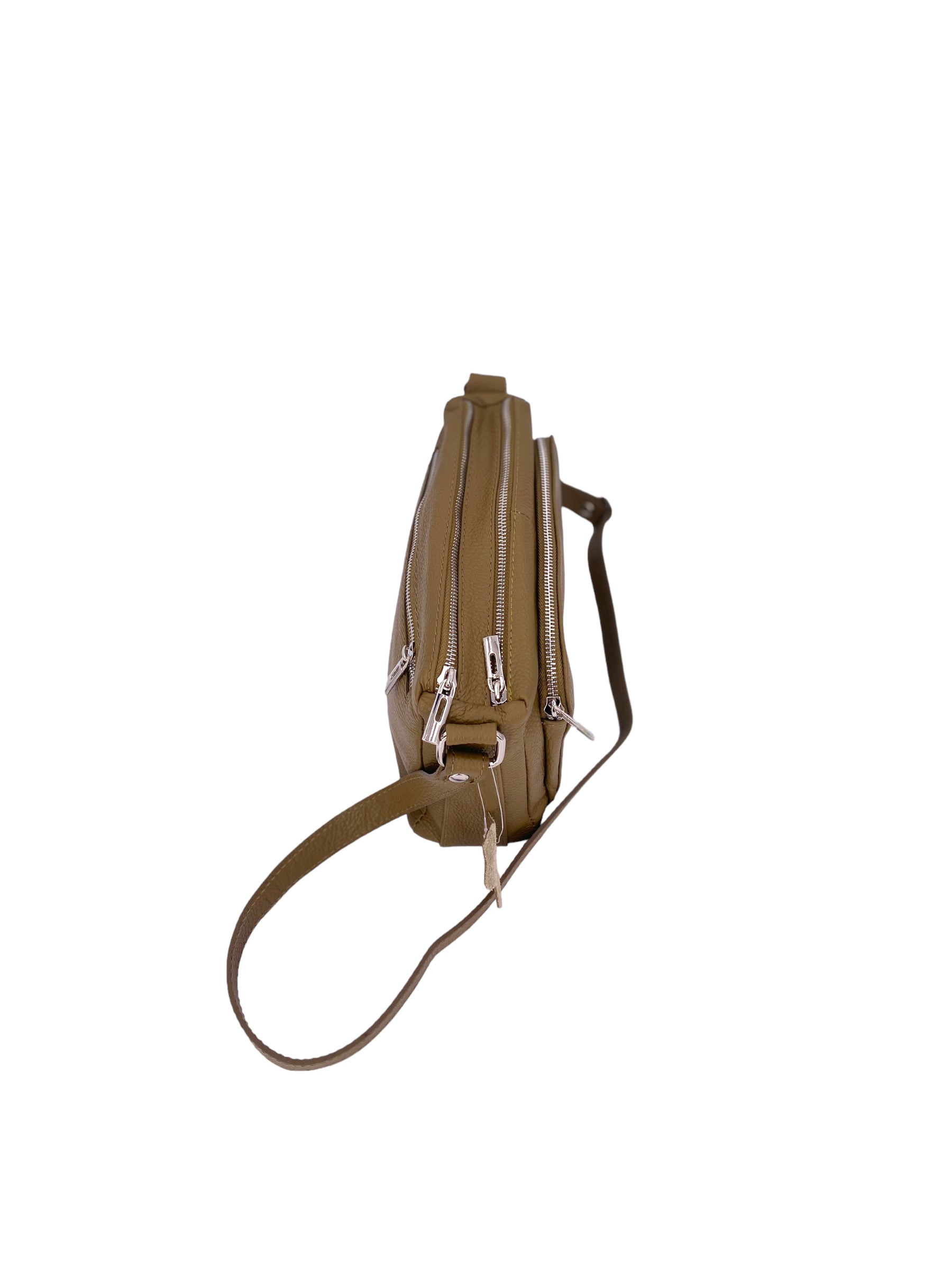 Sabrine – Women's genuine Italian leather shoulder and crossbody bag with adjustable shoulder strap
