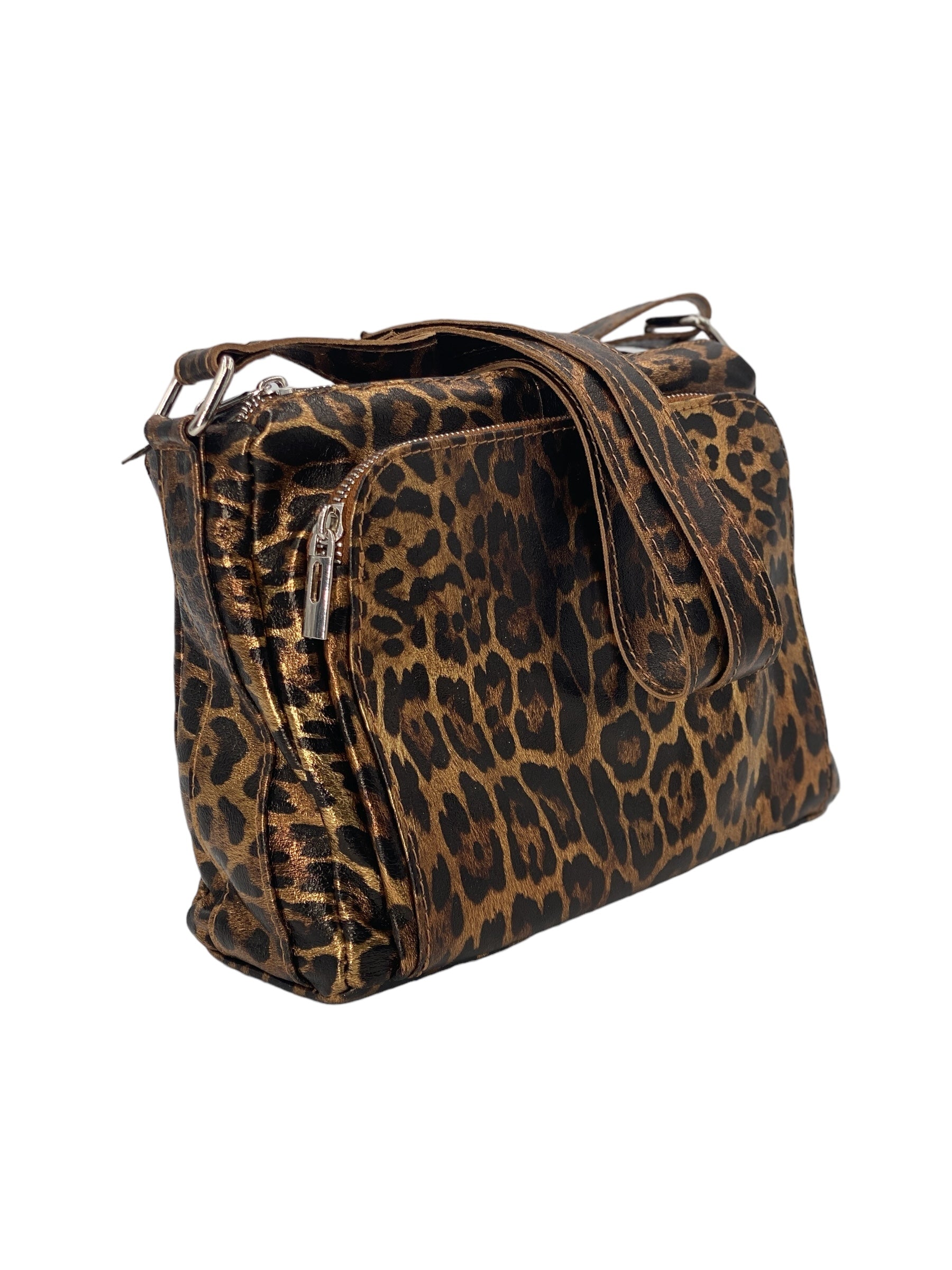 Sabrine – Women's genuine Italian leather shoulder and crossbody bag with adjustable shoulder strap