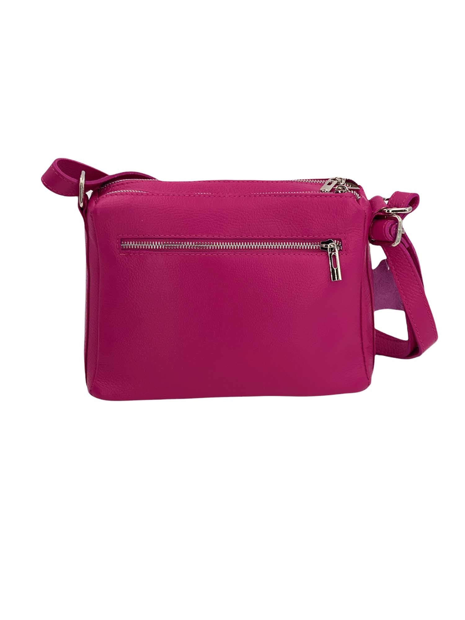 Sabrine – Women's genuine Italian leather shoulder and crossbody bag with adjustable shoulder strap