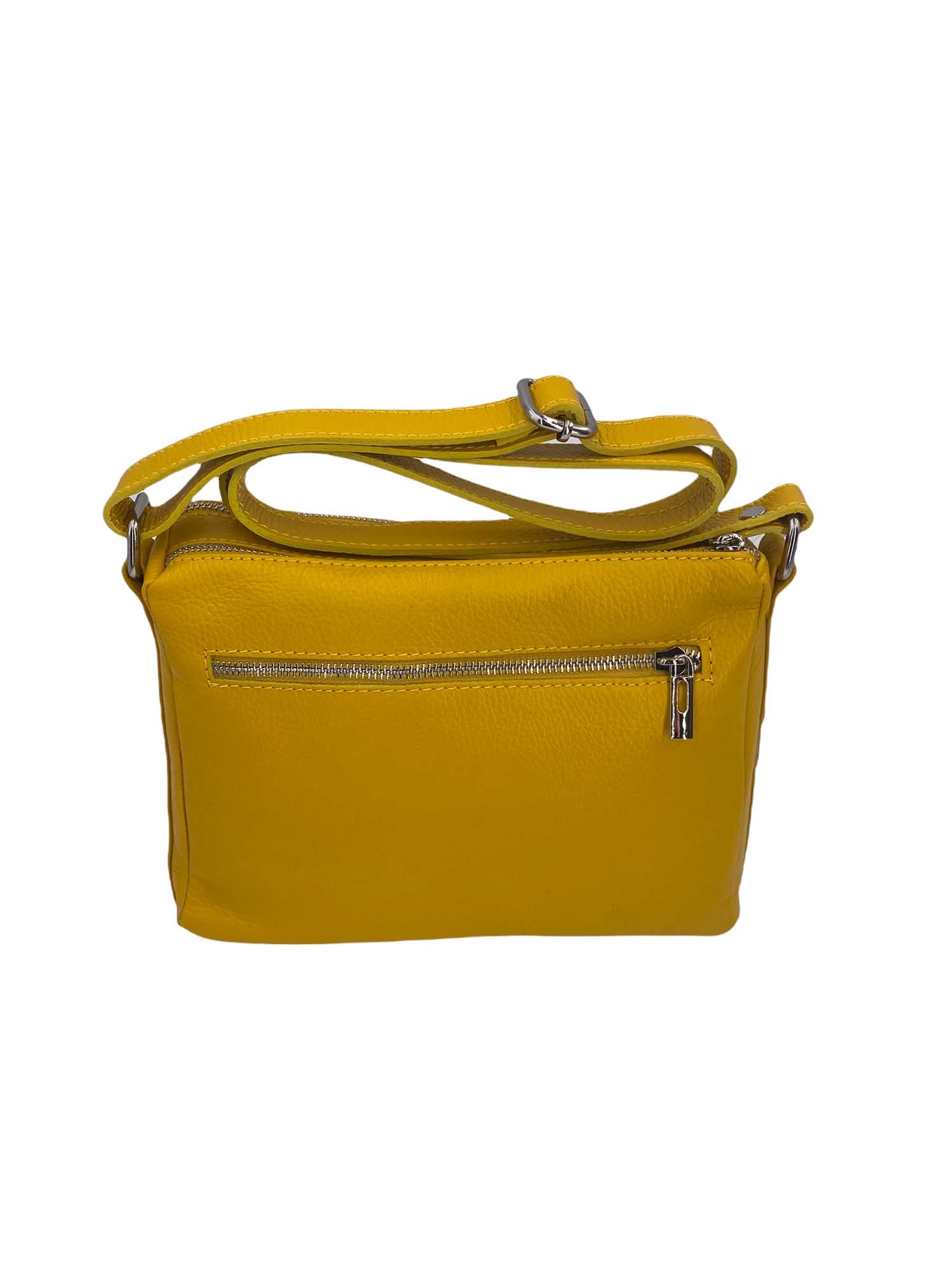 Sabrine – Women's genuine Italian leather shoulder and crossbody bag with adjustable shoulder strap