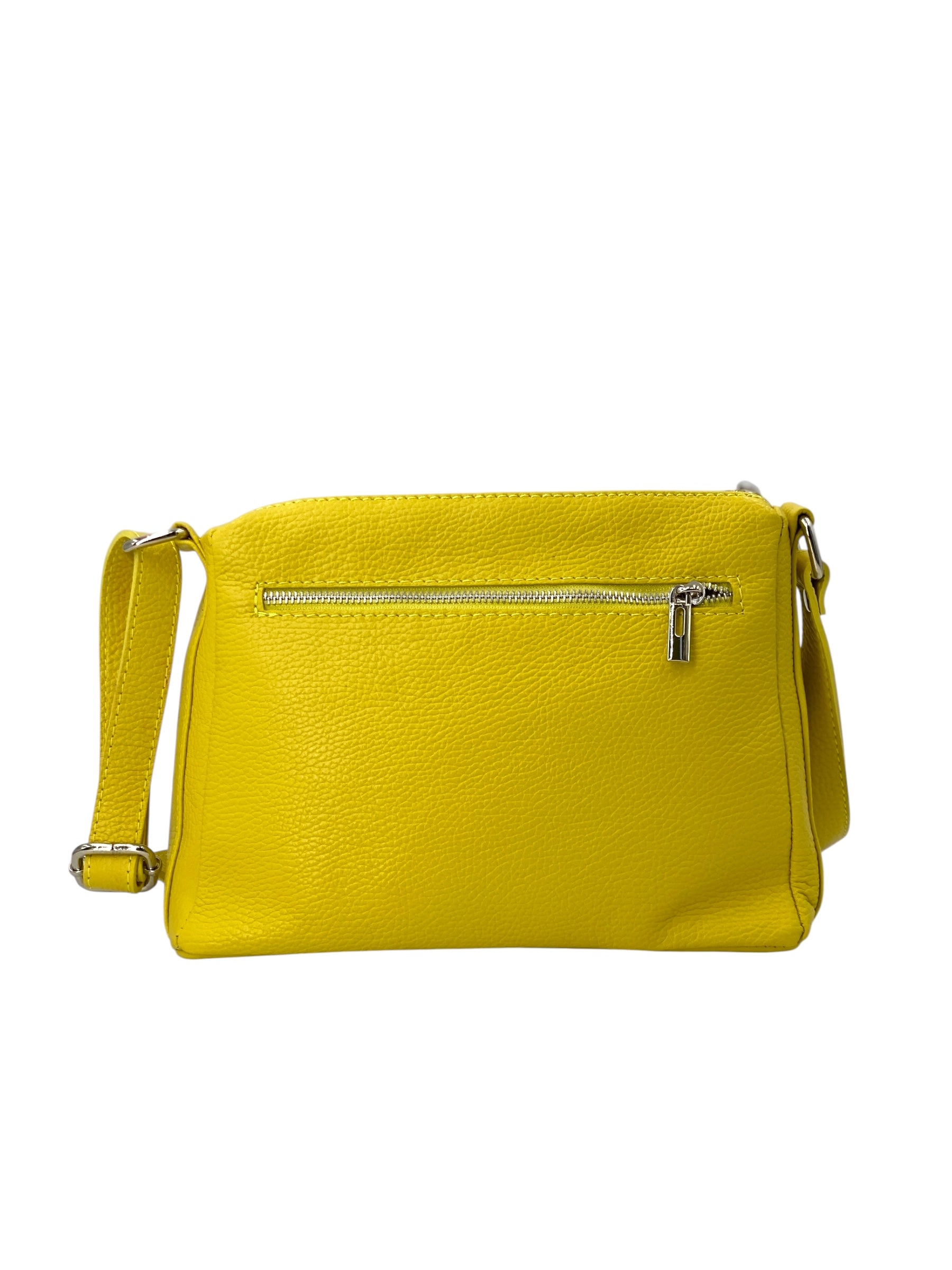Sabrine – Women's genuine Italian leather shoulder and crossbody bag with adjustable shoulder strap
